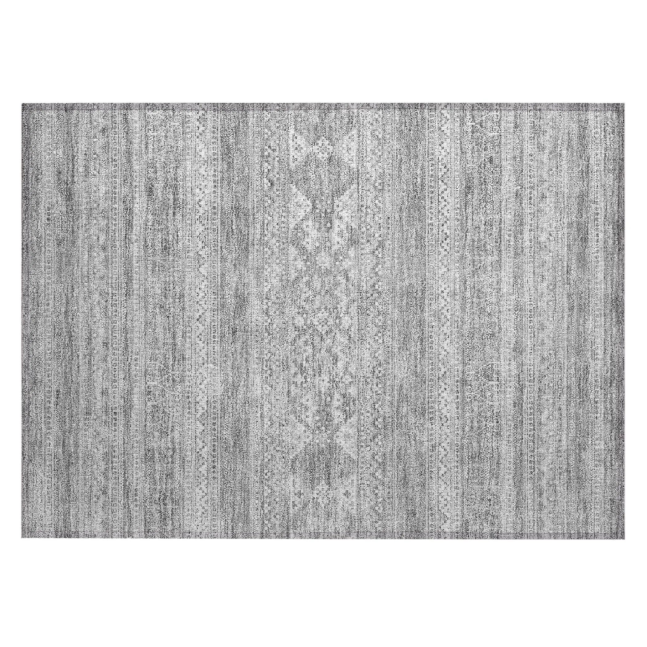 Machine Washable Indoor/ Outdoor Chantille Boho Tribal Rug