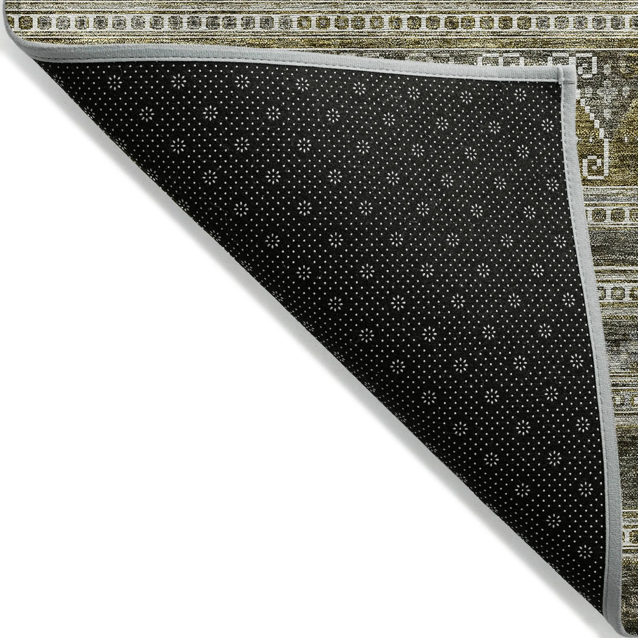 Machine Washable Indoor/ Outdoor Chantille Boho Tribal Rug