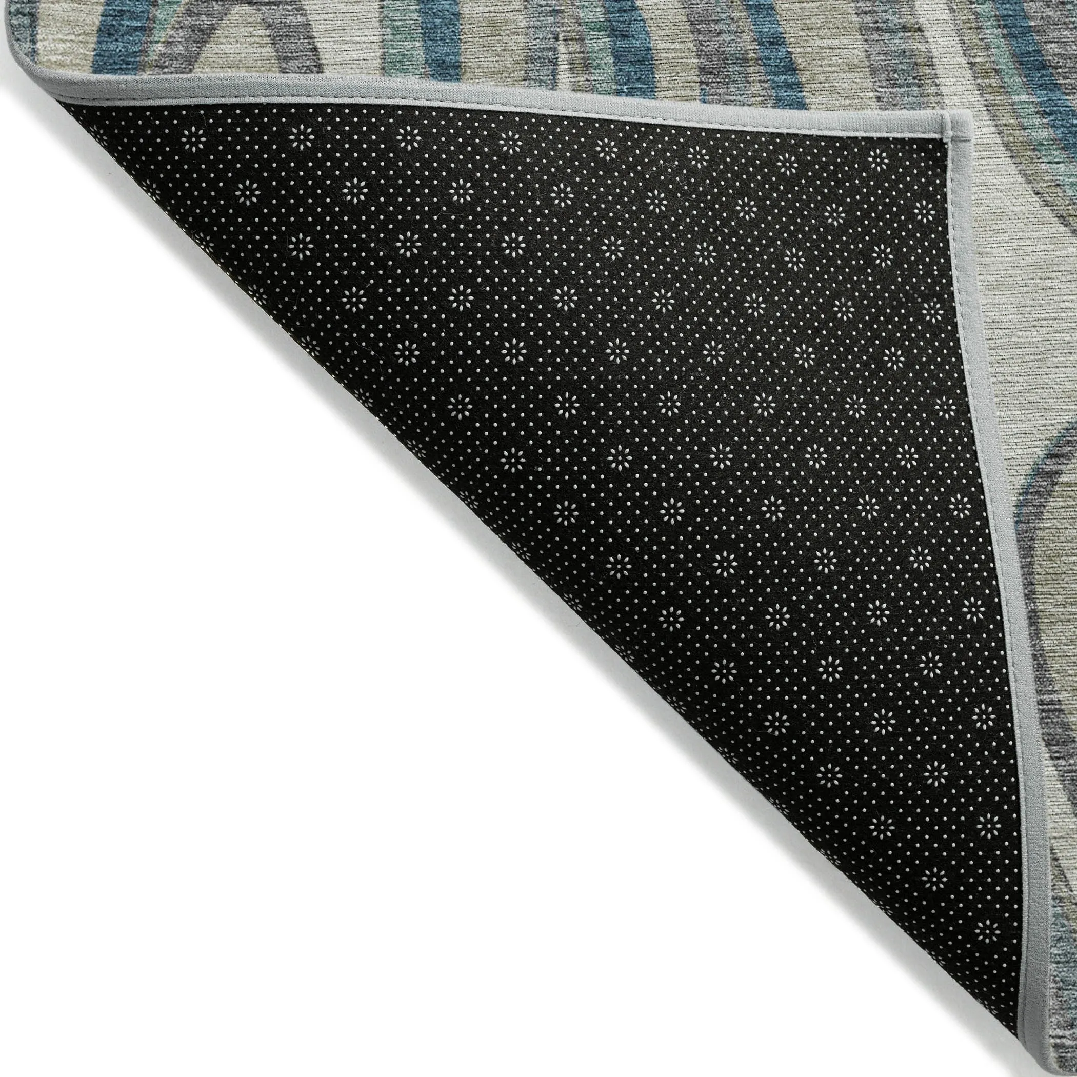 Machine Washable Indoor/ Outdoor Chantille Contemporary Abstract Rug