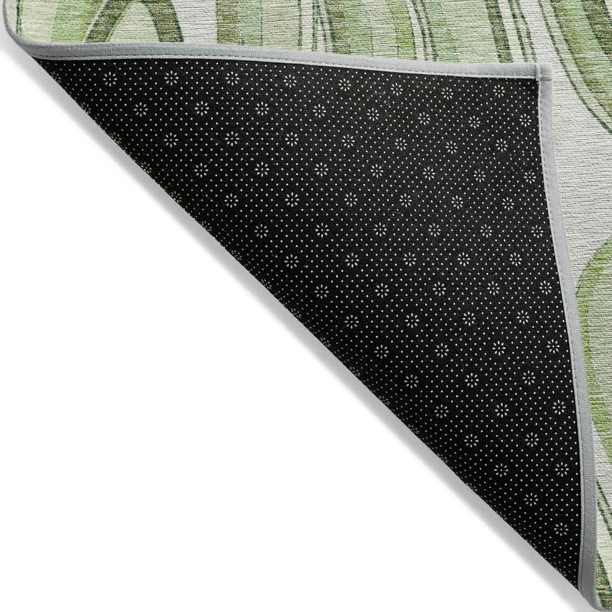 Machine Washable Indoor/ Outdoor Chantille Contemporary Abstract Rug