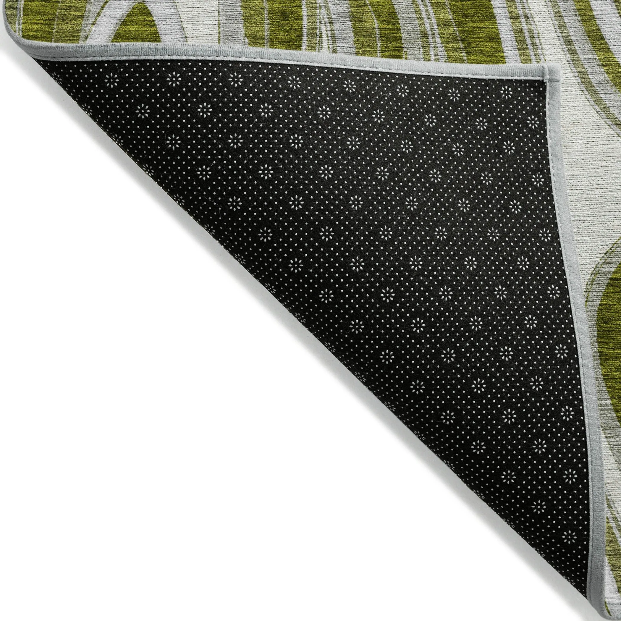 Machine Washable Indoor/ Outdoor Chantille Contemporary Abstract Rug
