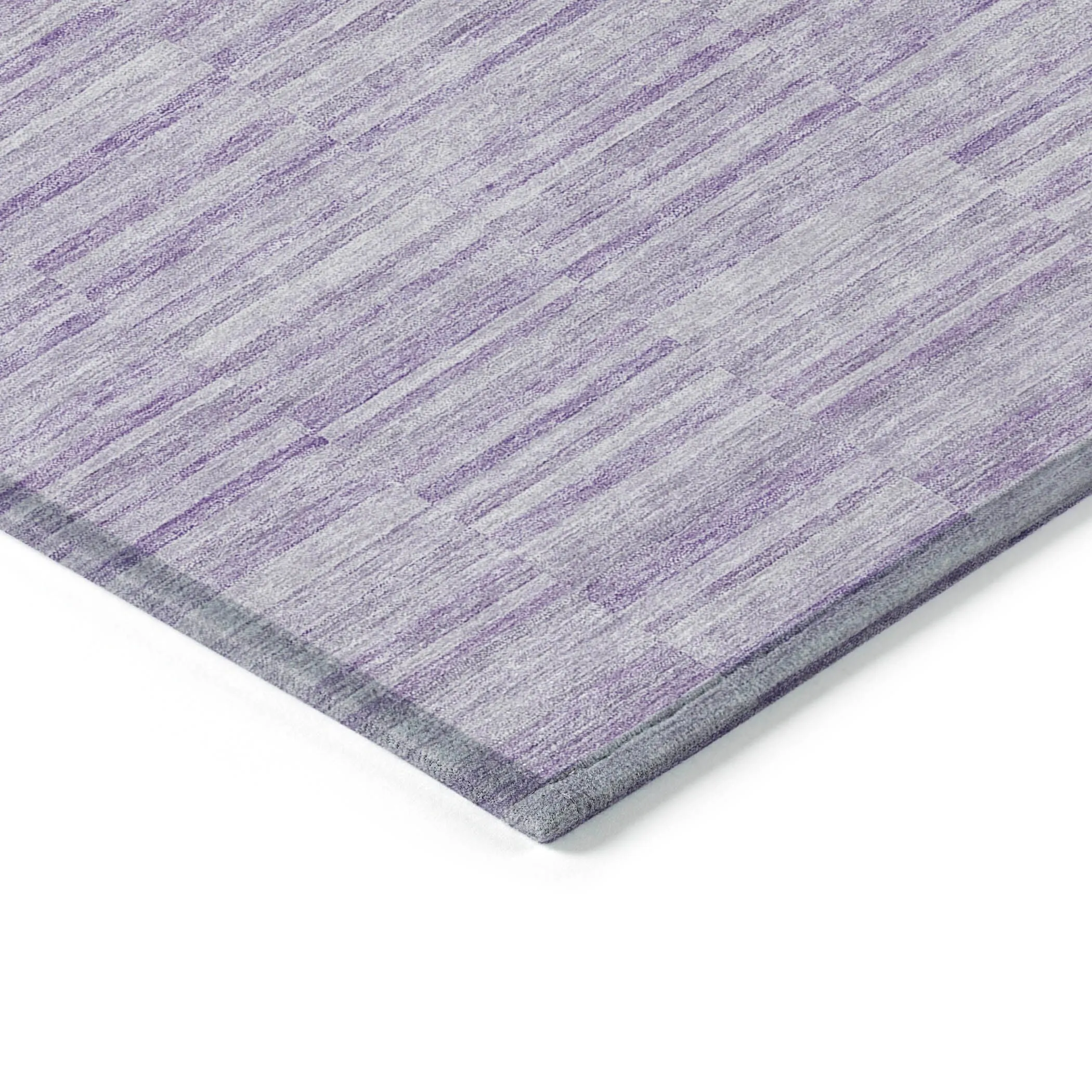 Machine Washable Indoor/ Outdoor Chantille Contemporary Blocks Rug