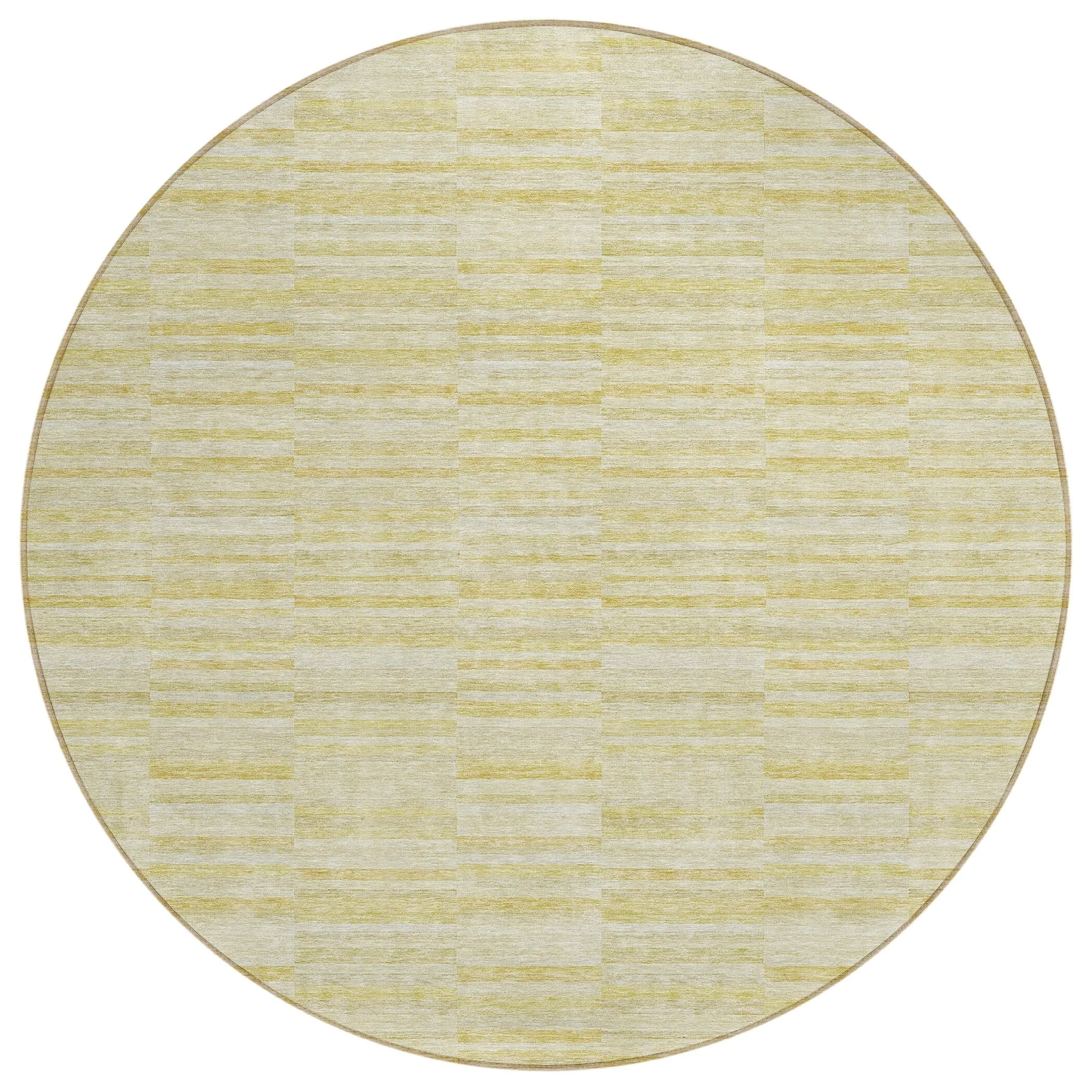 Machine Washable Indoor/ Outdoor Chantille Contemporary Blocks Rug