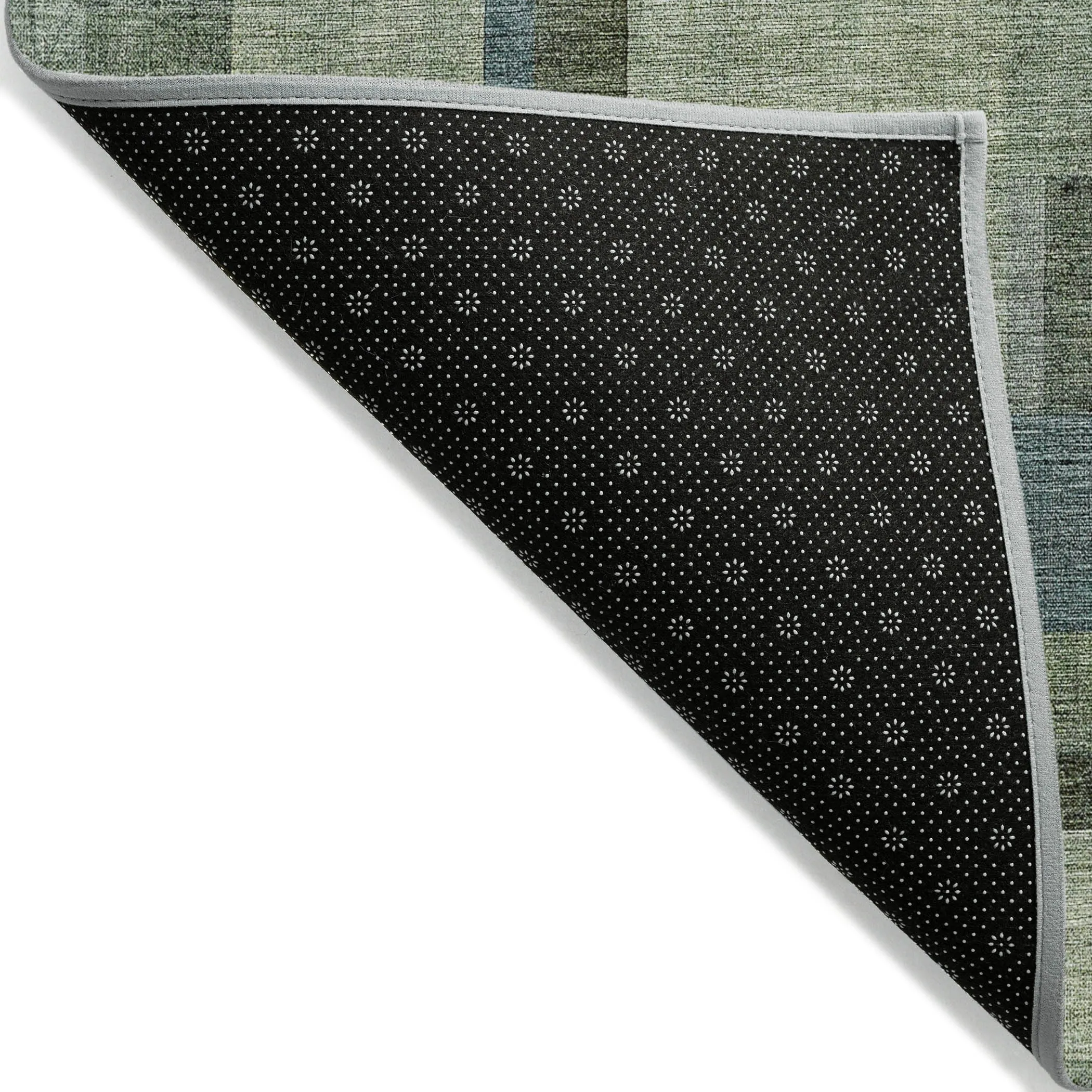 Machine Washable Indoor/ Outdoor Chantille Contemporary Blocks Rug