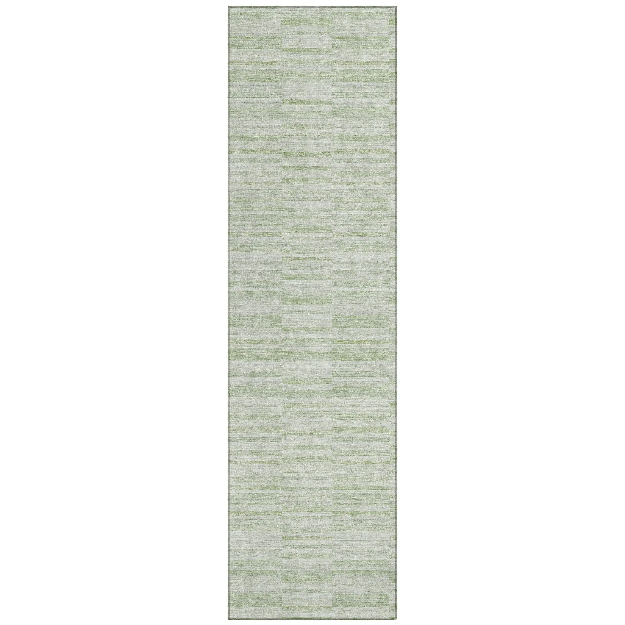 Machine Washable Indoor/ Outdoor Chantille Contemporary Blocks Rug
