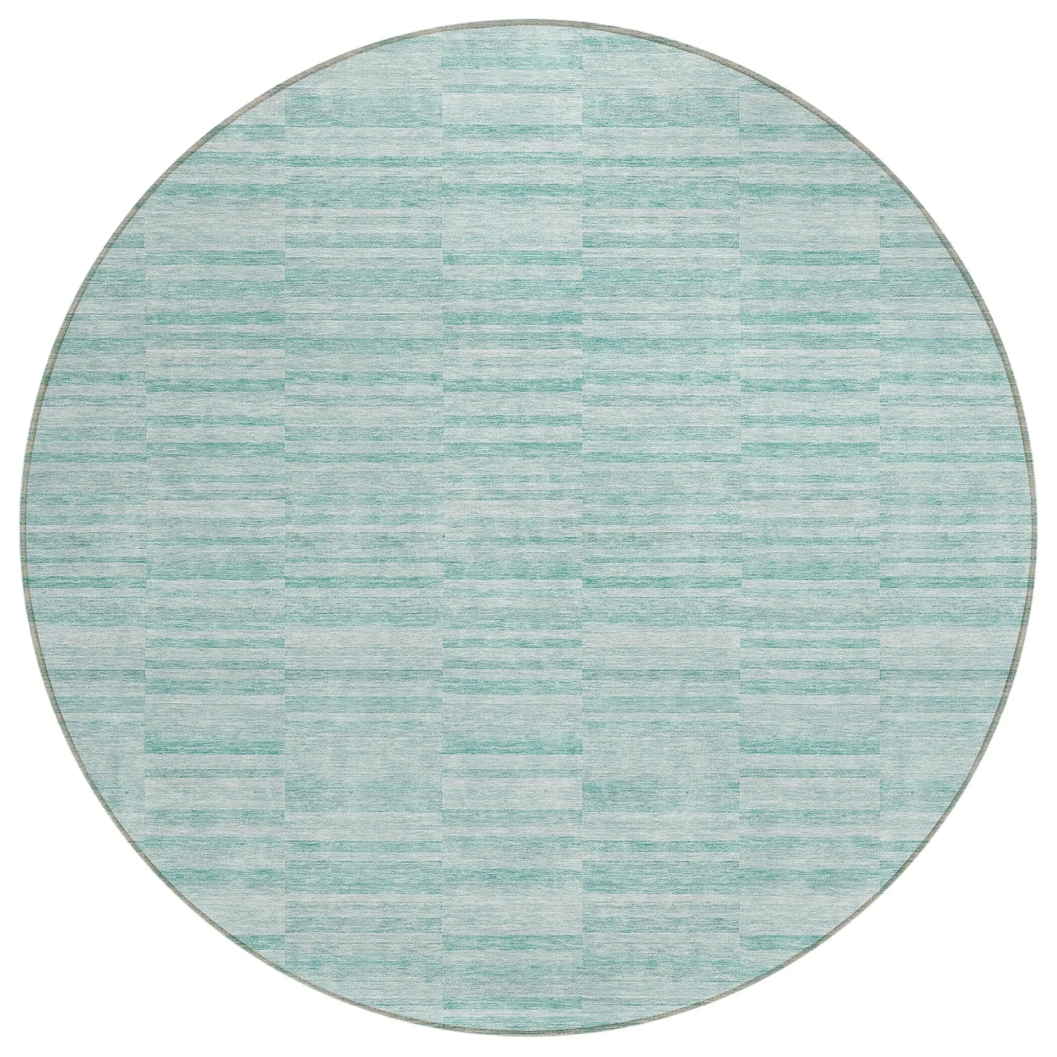 Machine Washable Indoor/ Outdoor Chantille Contemporary Blocks Rug