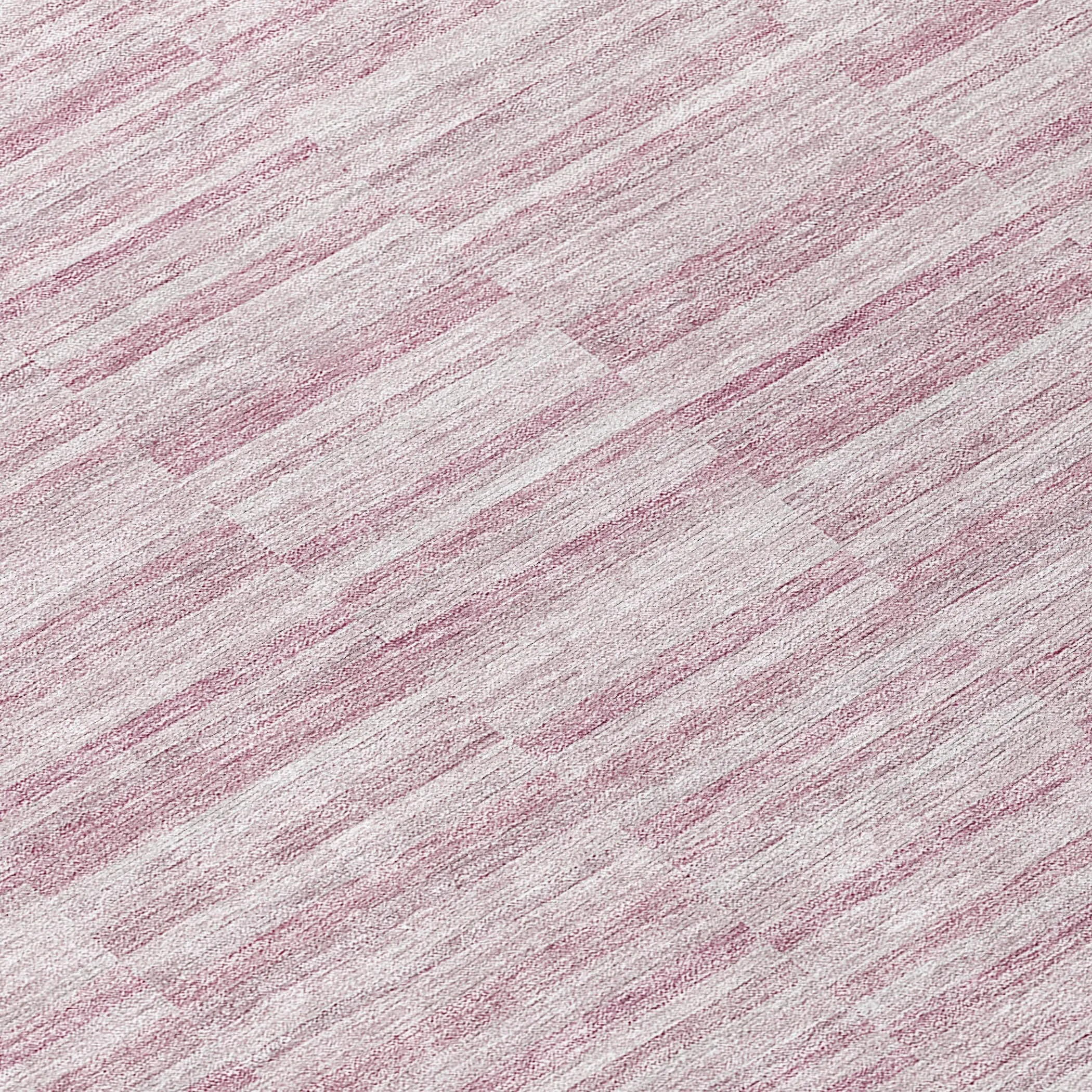 Machine Washable Indoor/ Outdoor Chantille Contemporary Blocks Rug