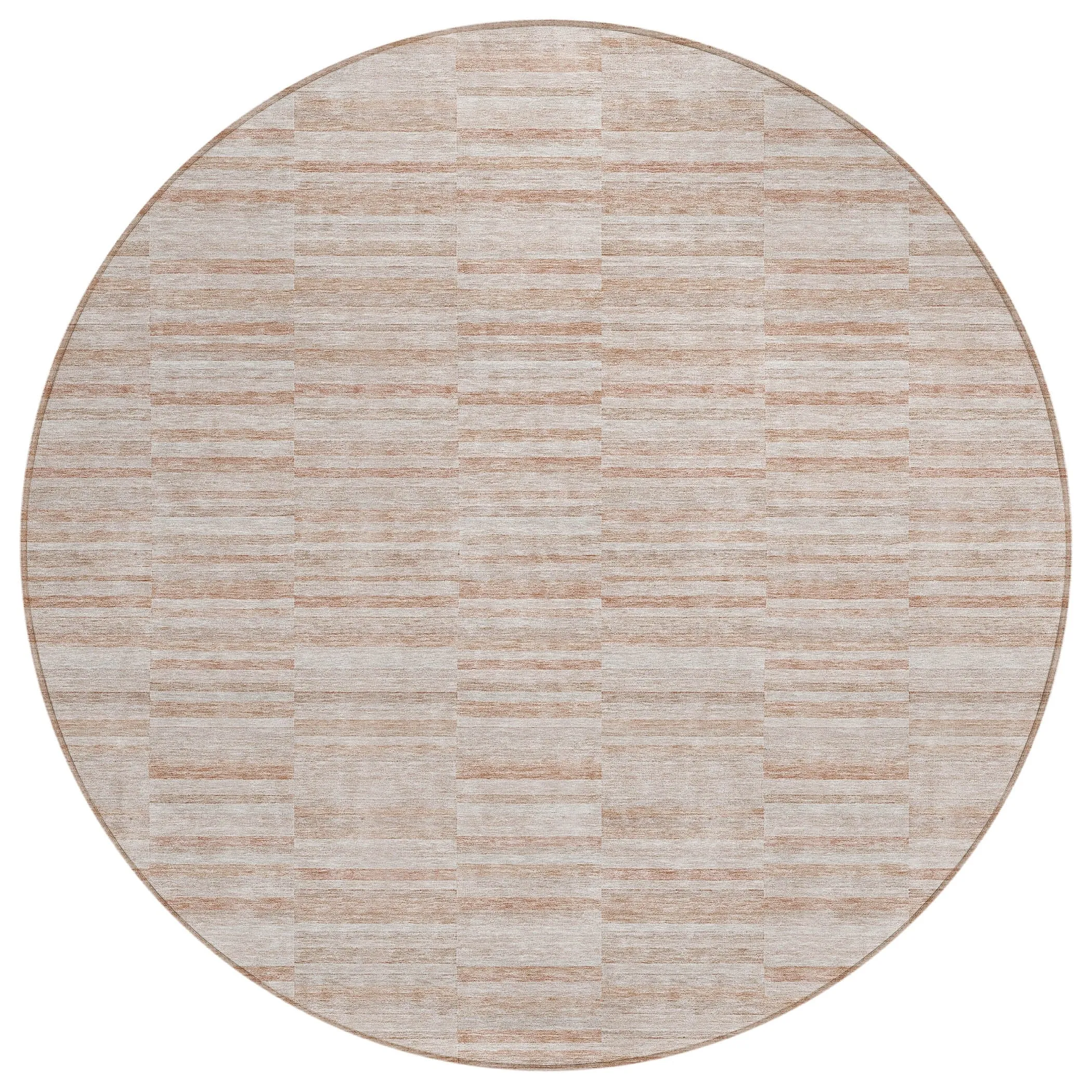 Machine Washable Indoor/ Outdoor Chantille Contemporary Blocks Rug
