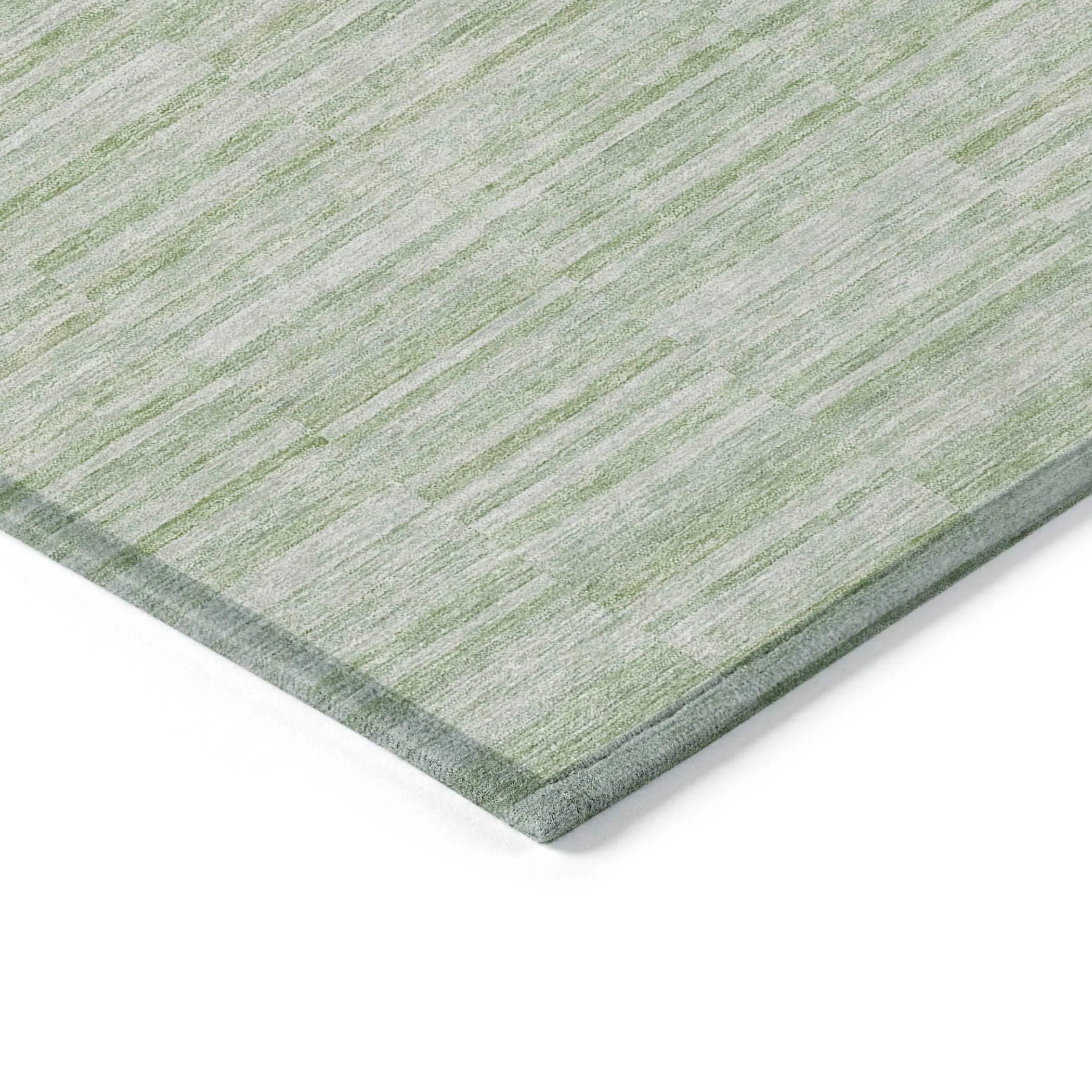 Machine Washable Indoor/ Outdoor Chantille Contemporary Blocks Rug