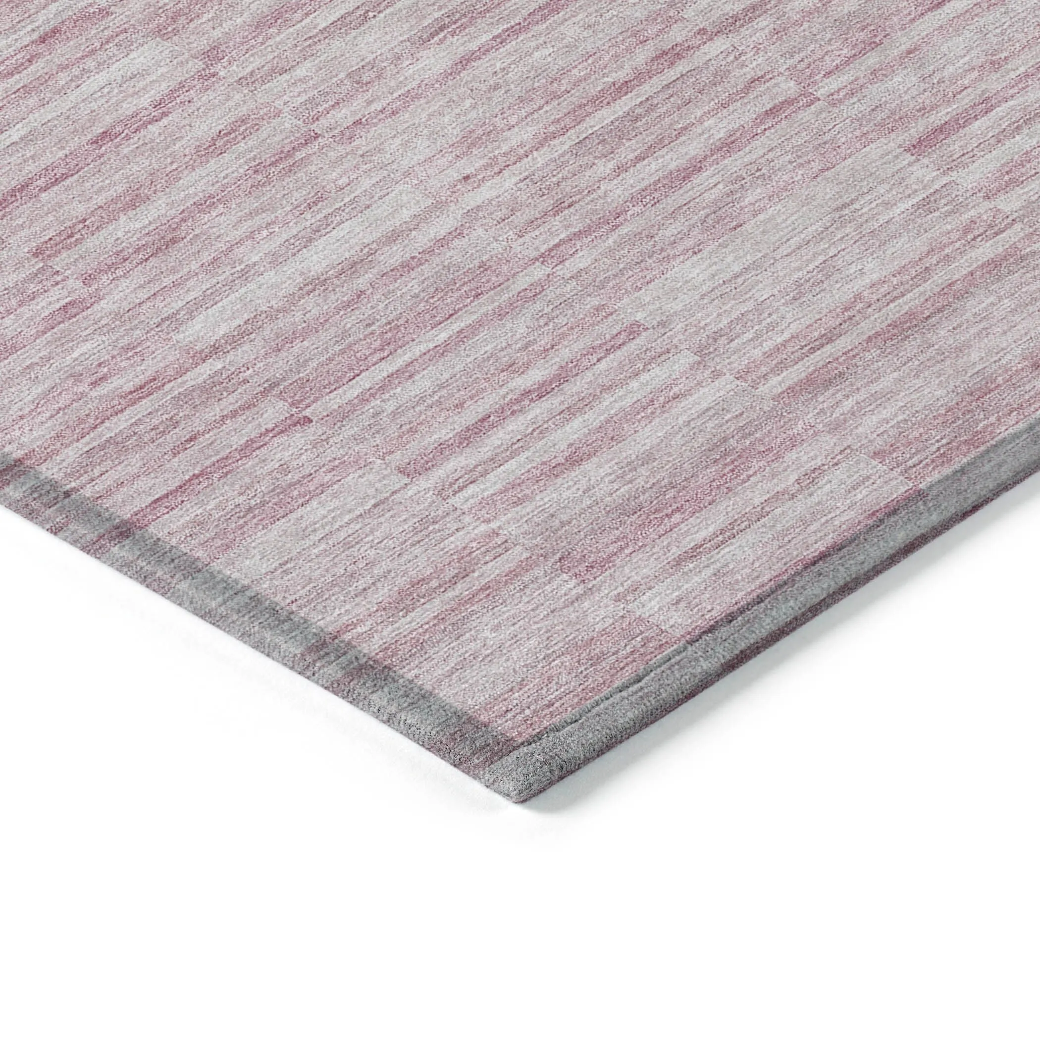 Machine Washable Indoor/ Outdoor Chantille Contemporary Blocks Rug