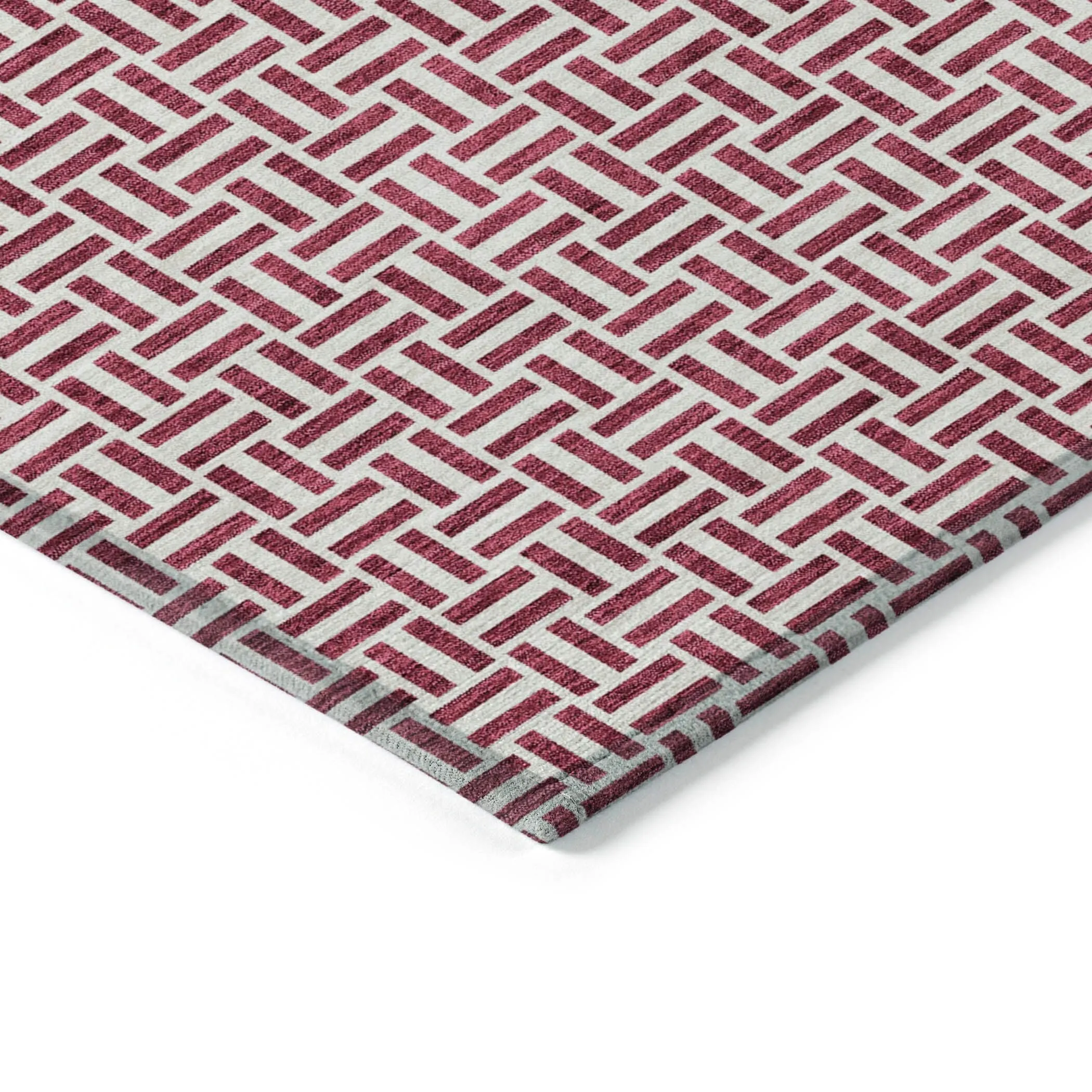 Machine Washable Indoor/ Outdoor Chantille Contemporary Casual Rug