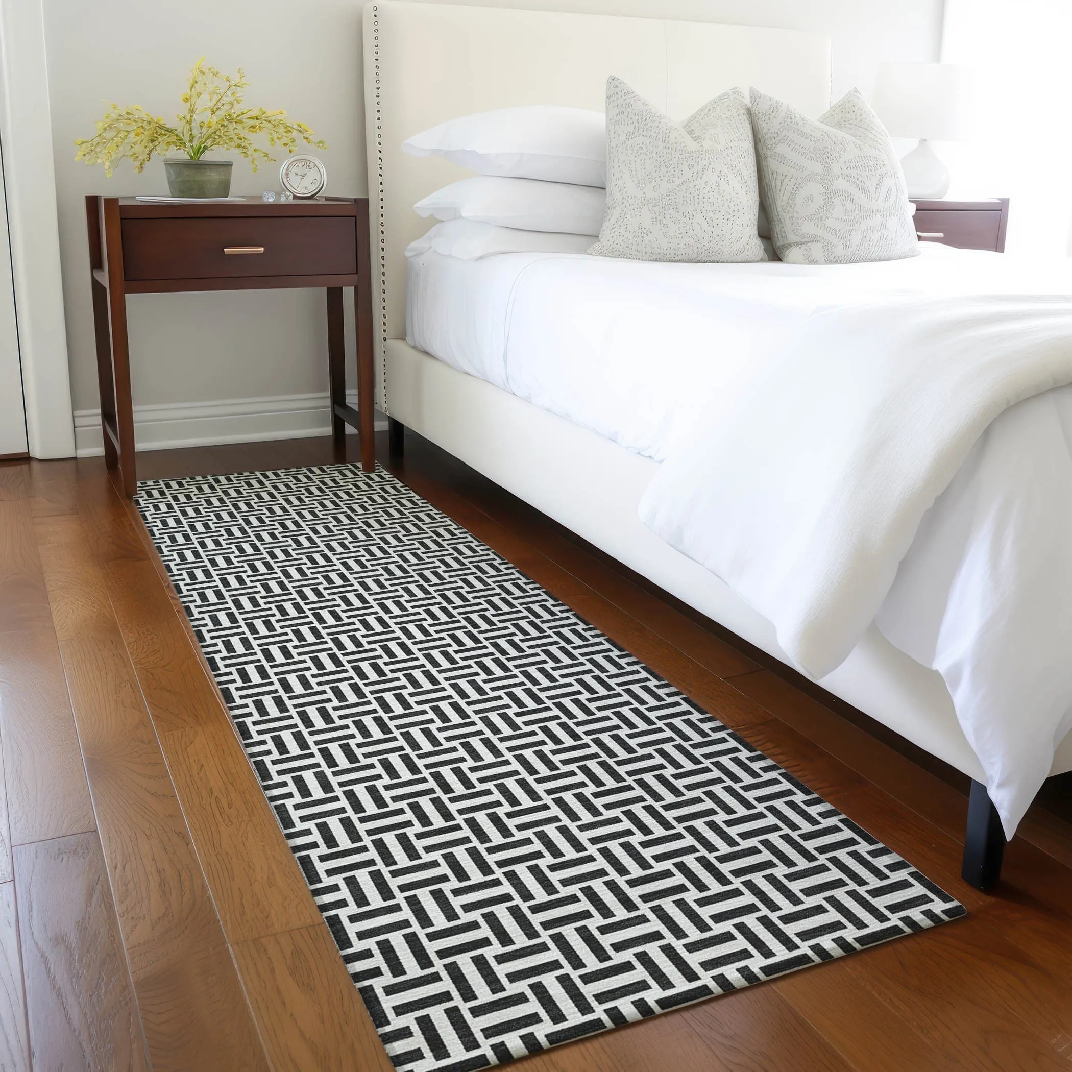 Machine Washable Indoor/ Outdoor Chantille Contemporary Casual Rug
