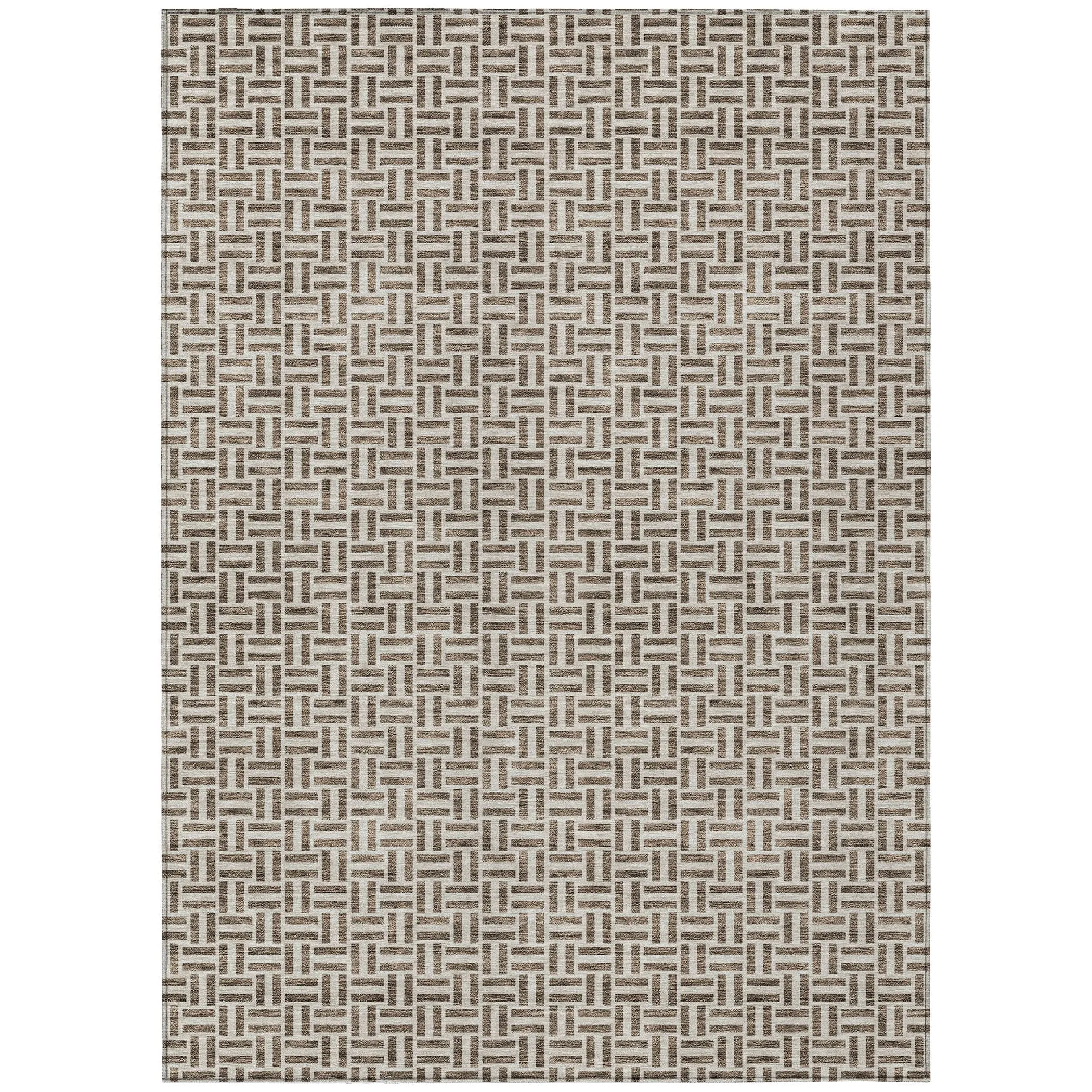 Machine Washable Indoor/ Outdoor Chantille Contemporary Casual Rug
