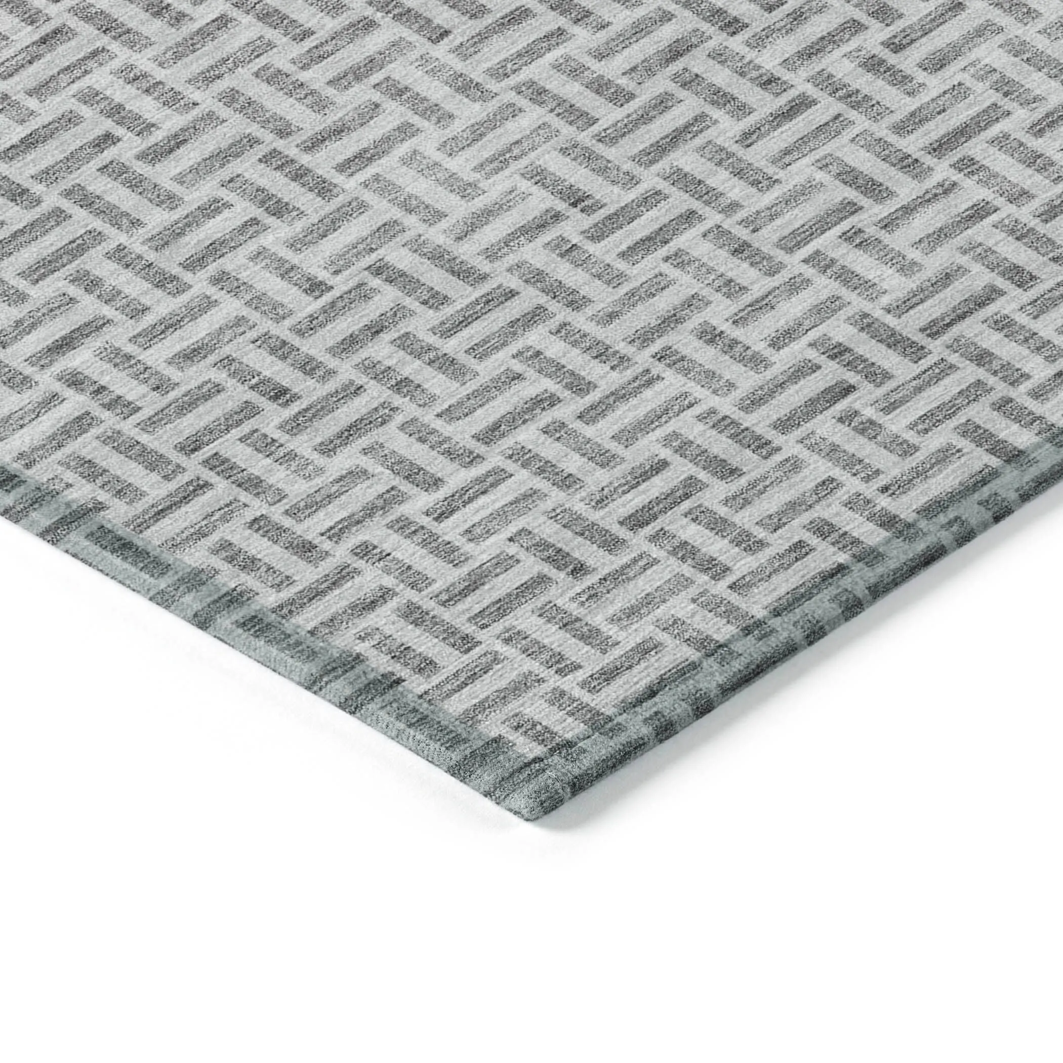 Machine Washable Indoor/ Outdoor Chantille Contemporary Casual Rug