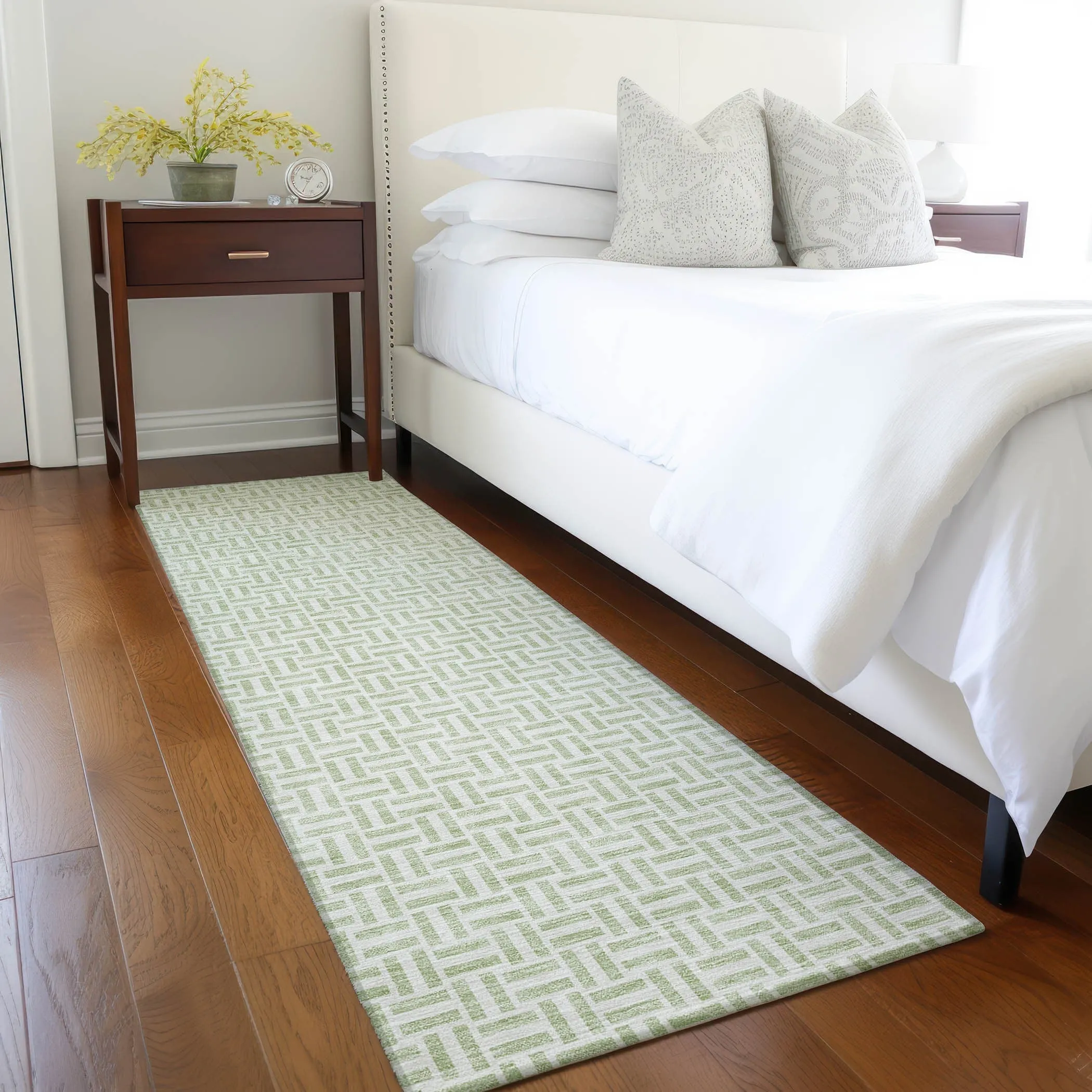 Machine Washable Indoor/ Outdoor Chantille Contemporary Casual Rug