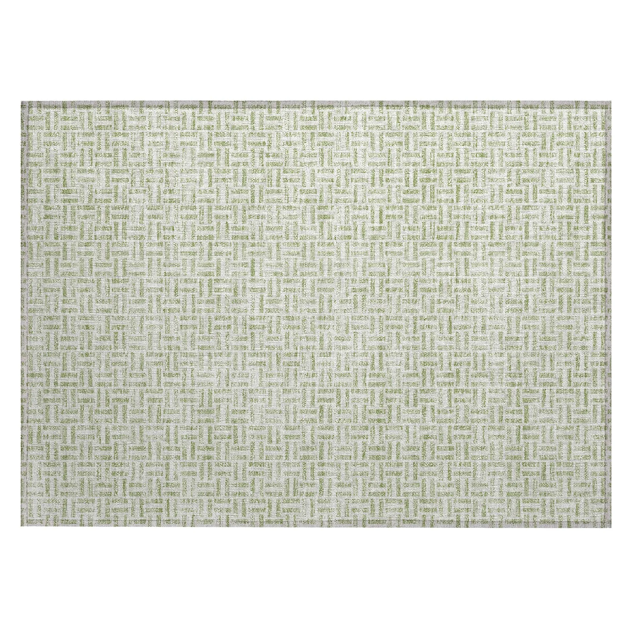 Machine Washable Indoor/ Outdoor Chantille Contemporary Casual Rug