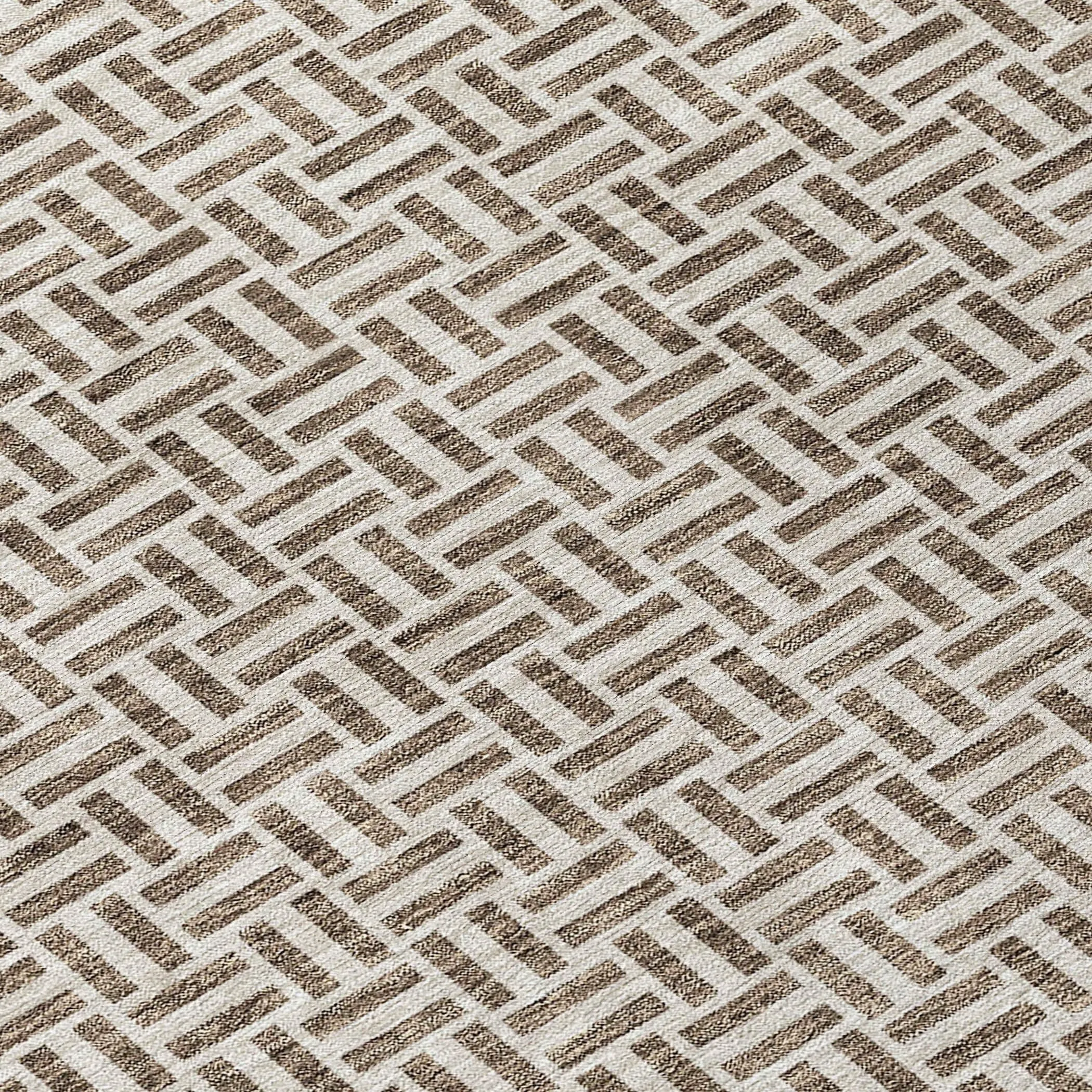 Machine Washable Indoor/ Outdoor Chantille Contemporary Casual Rug