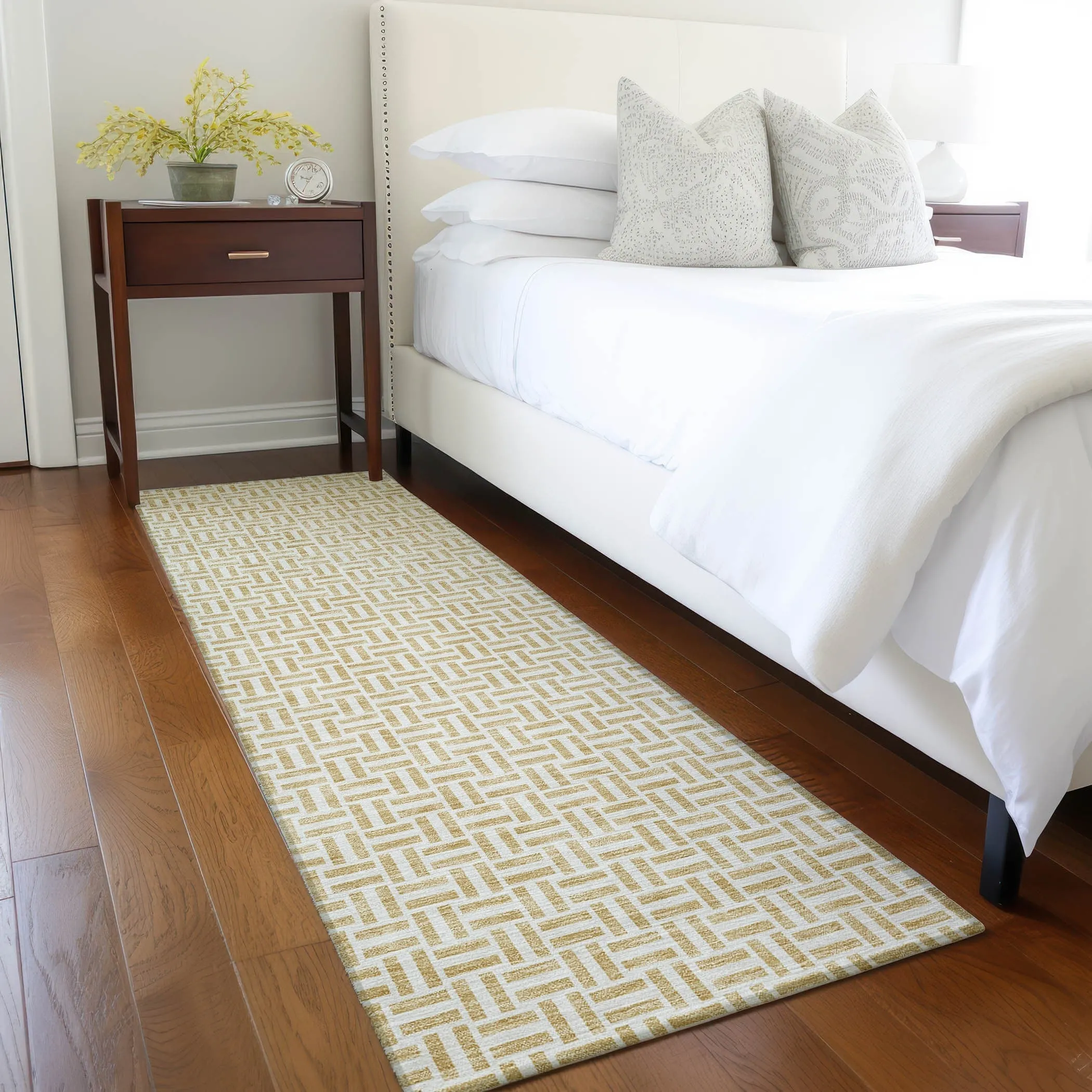Machine Washable Indoor/ Outdoor Chantille Contemporary Casual Rug