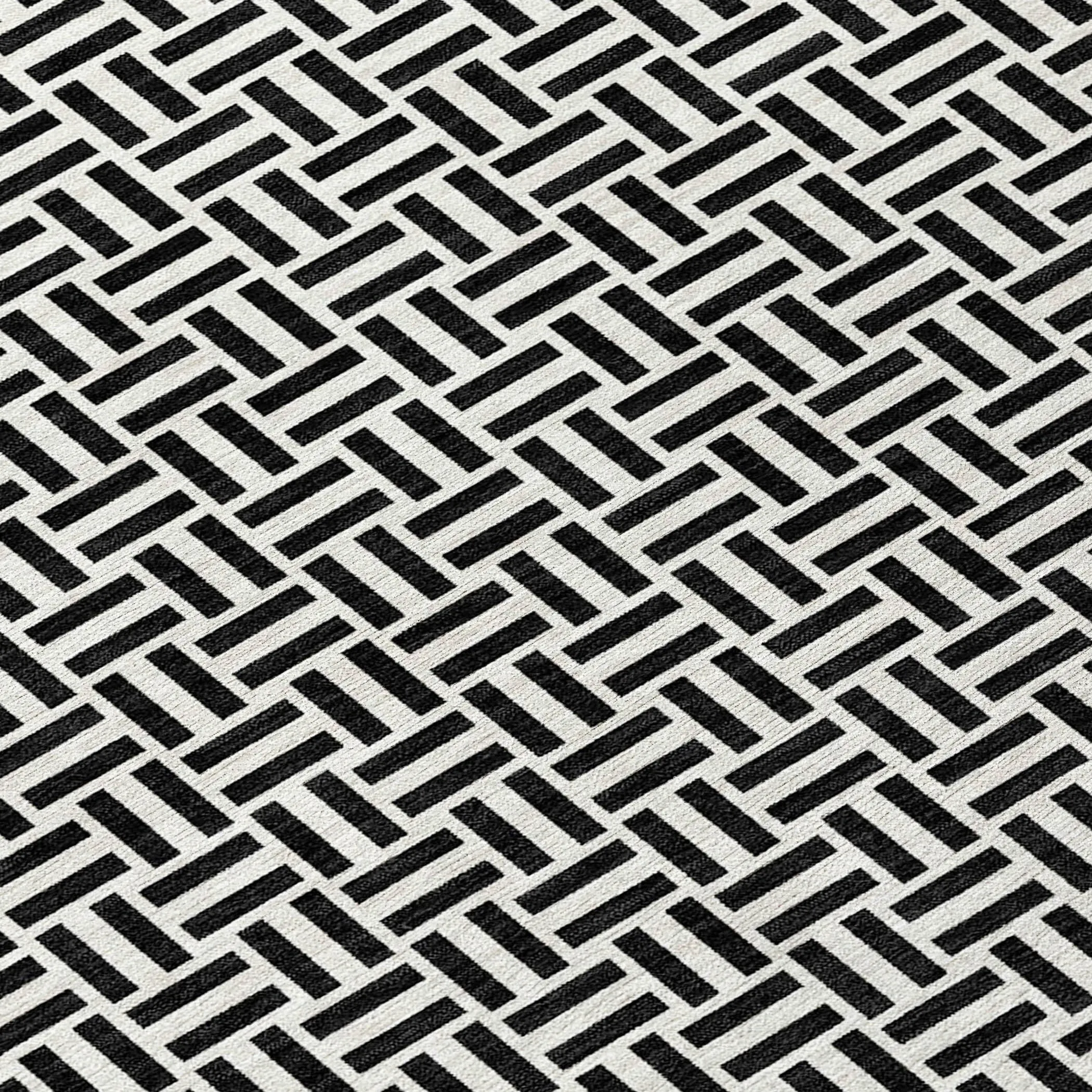 Machine Washable Indoor/ Outdoor Chantille Contemporary Casual Rug