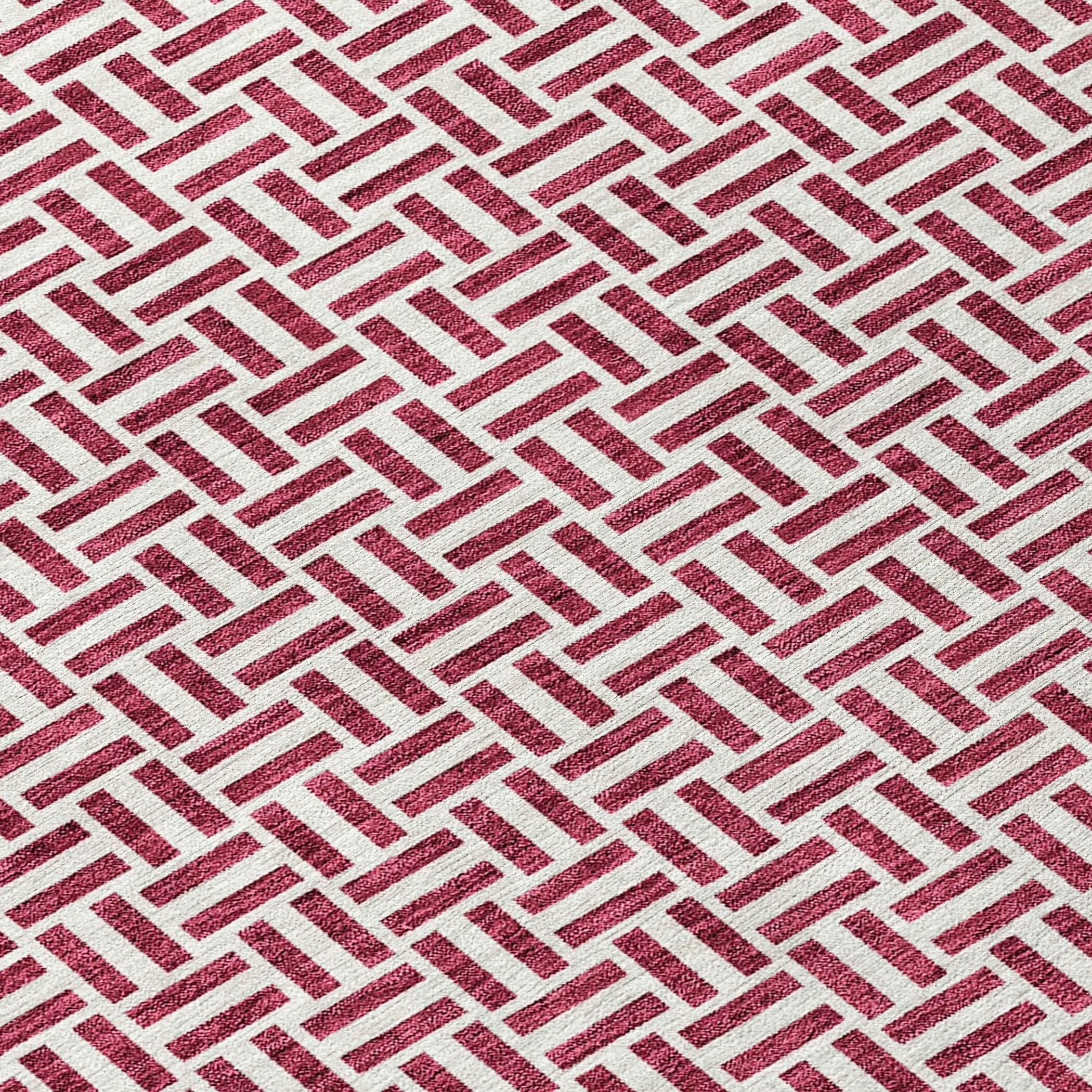 Machine Washable Indoor/ Outdoor Chantille Contemporary Casual Rug