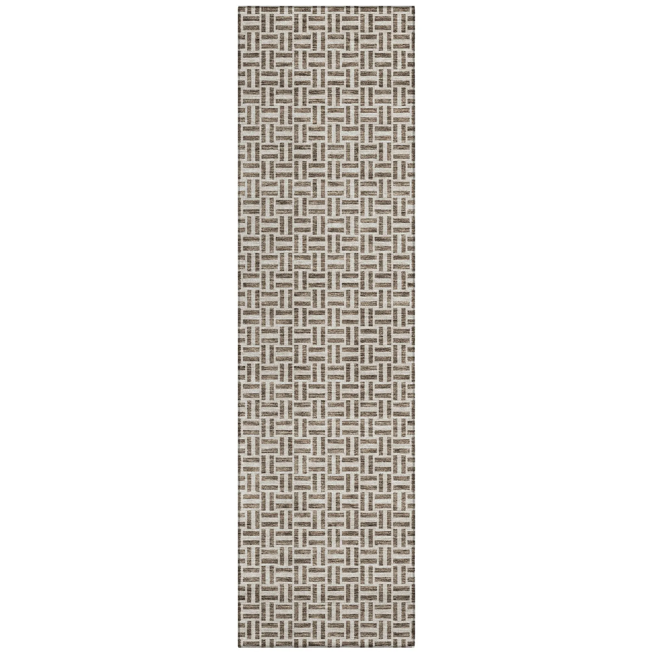 Machine Washable Indoor/ Outdoor Chantille Contemporary Casual Rug