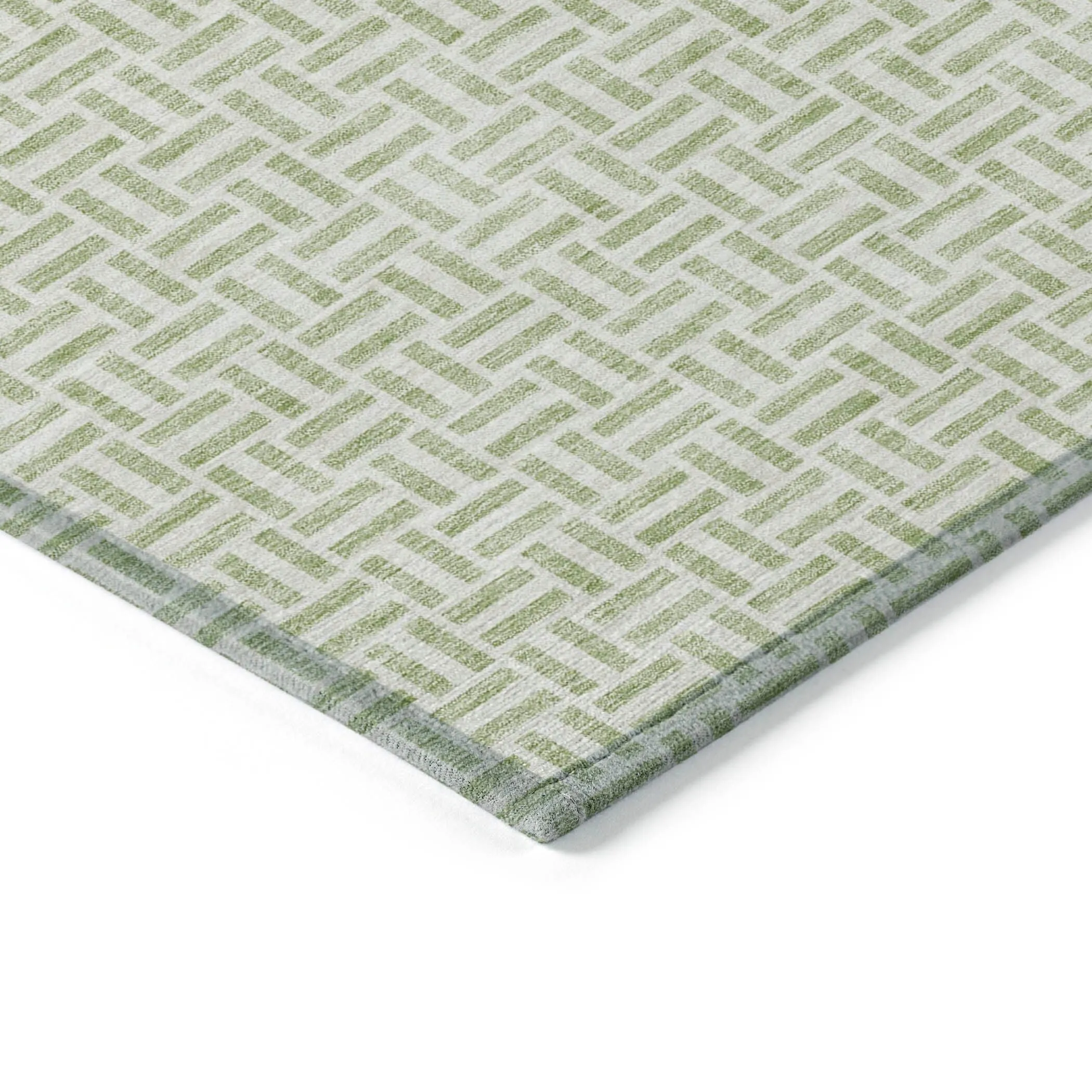 Machine Washable Indoor/ Outdoor Chantille Contemporary Casual Rug