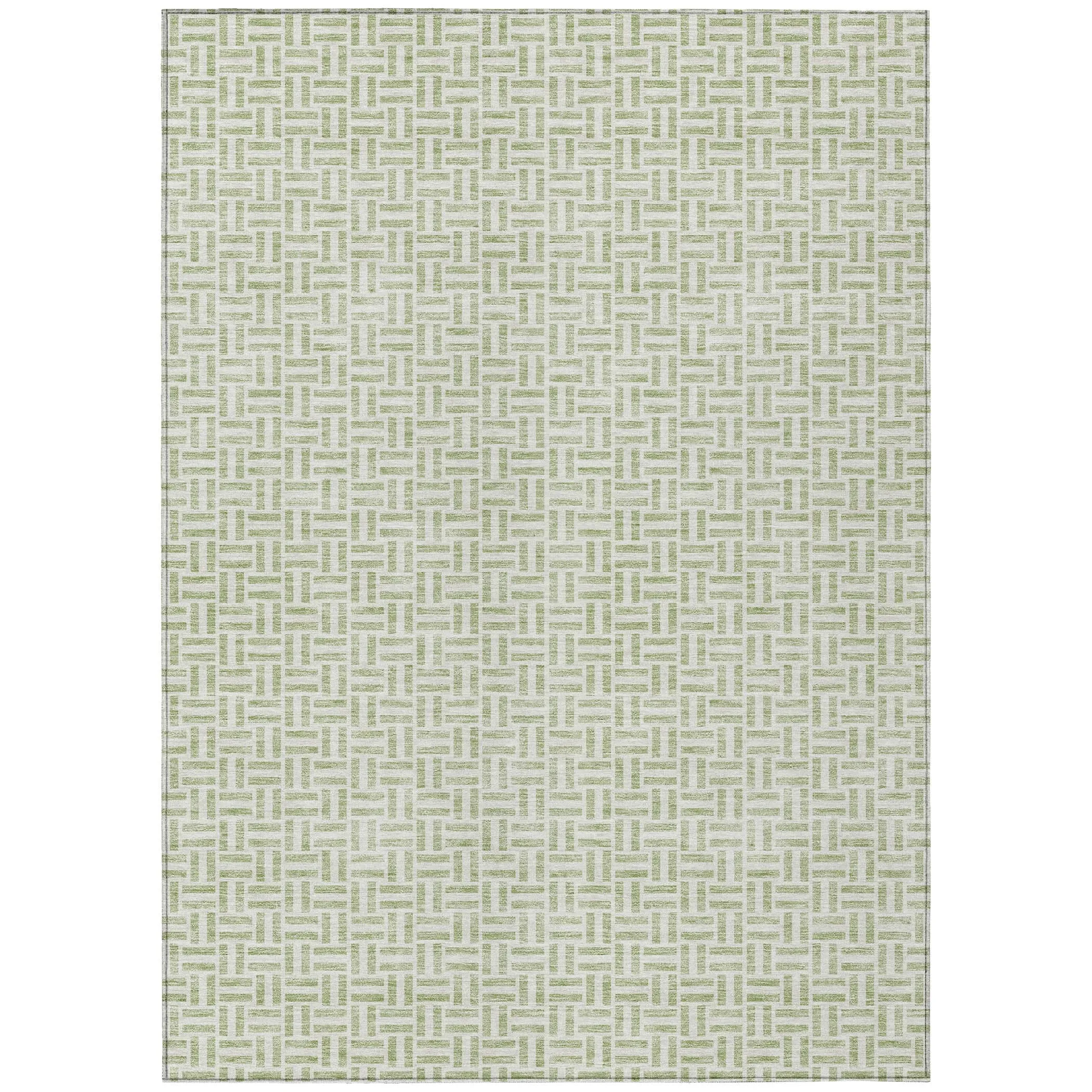 Machine Washable Indoor/ Outdoor Chantille Contemporary Casual Rug