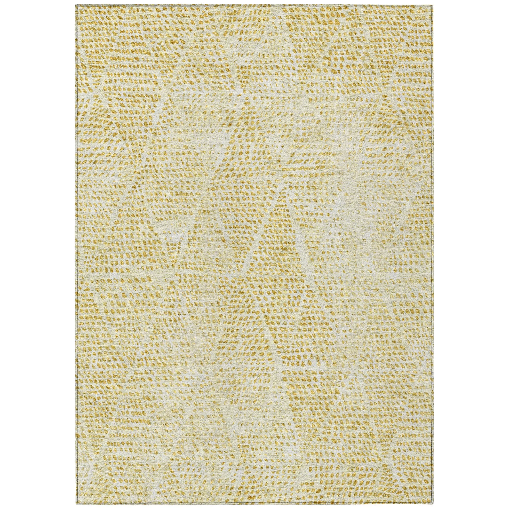 Machine Washable Indoor/ Outdoor Chantille Contemporary Diamonds Rug