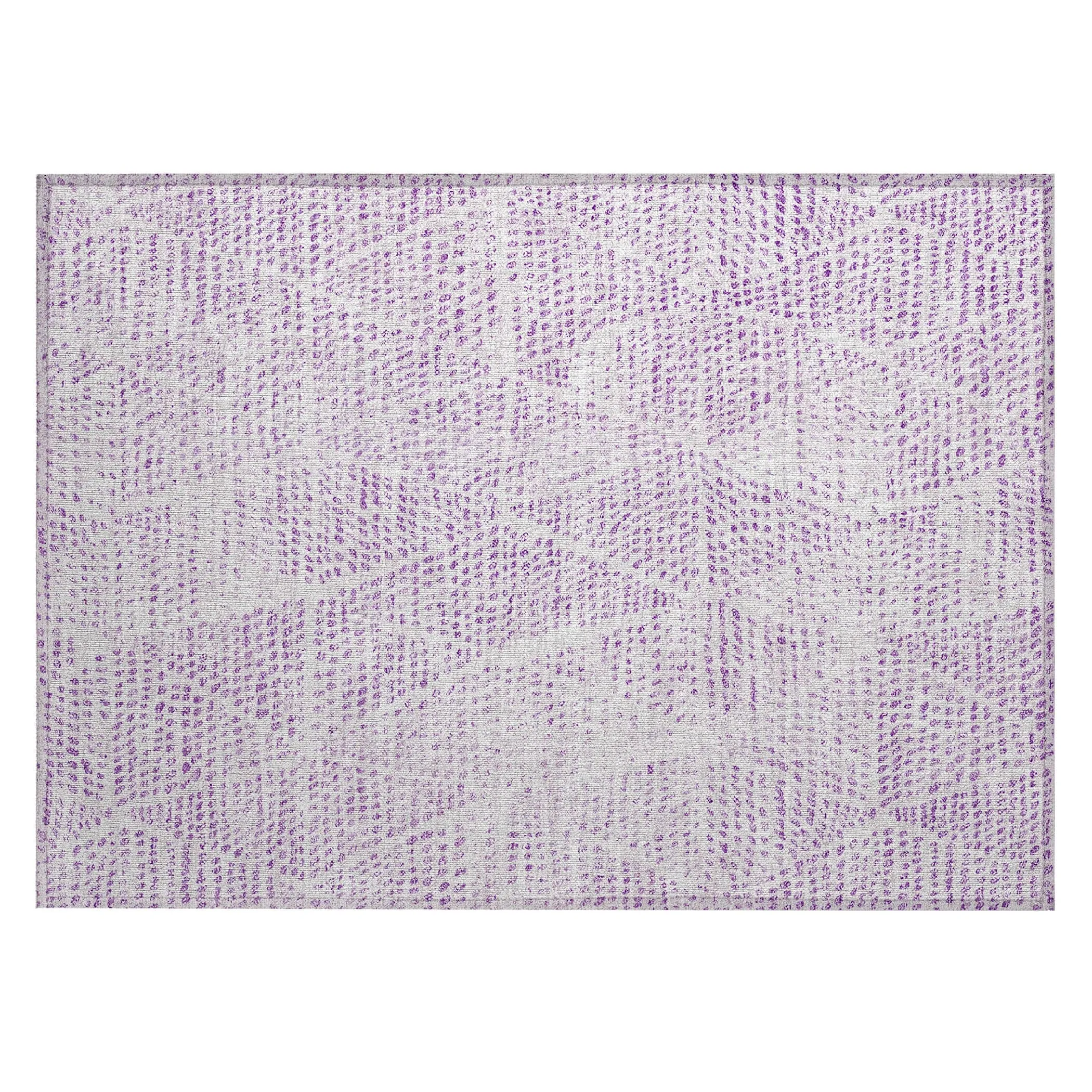 Machine Washable Indoor/ Outdoor Chantille Contemporary Diamonds Rug