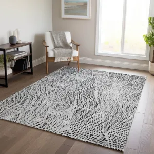 Machine Washable Indoor/ Outdoor Chantille Contemporary Diamonds Rug