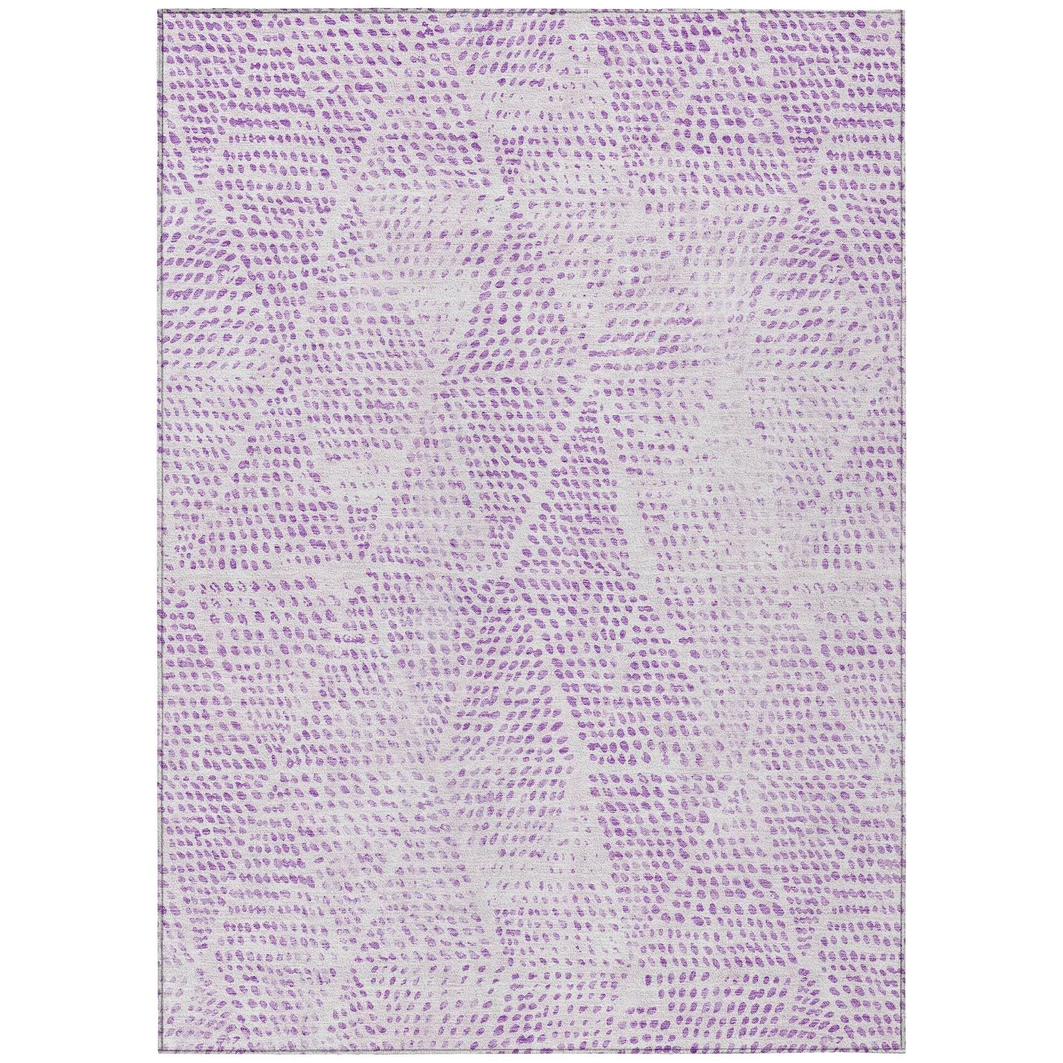 Machine Washable Indoor/ Outdoor Chantille Contemporary Diamonds Rug