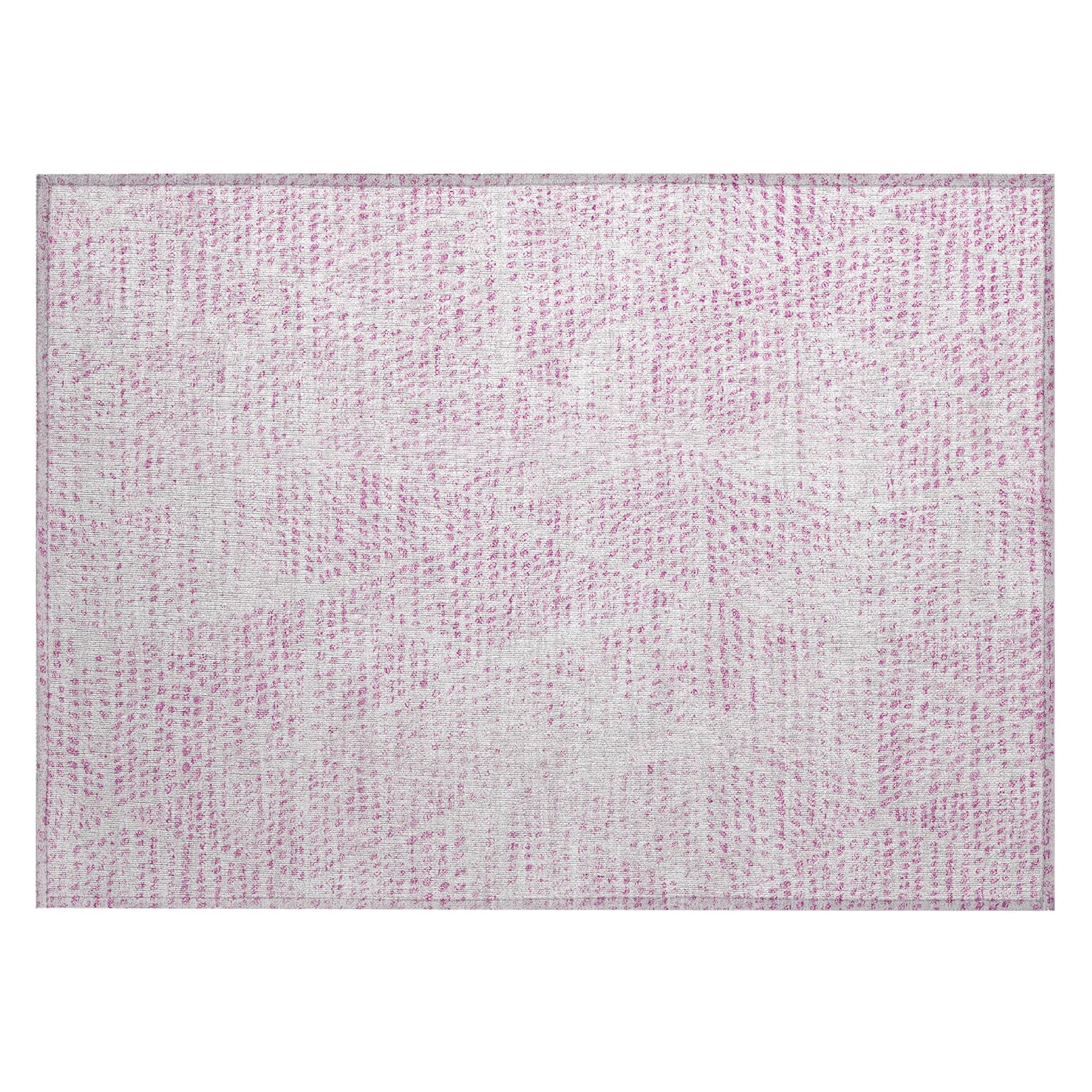Machine Washable Indoor/ Outdoor Chantille Contemporary Diamonds Rug