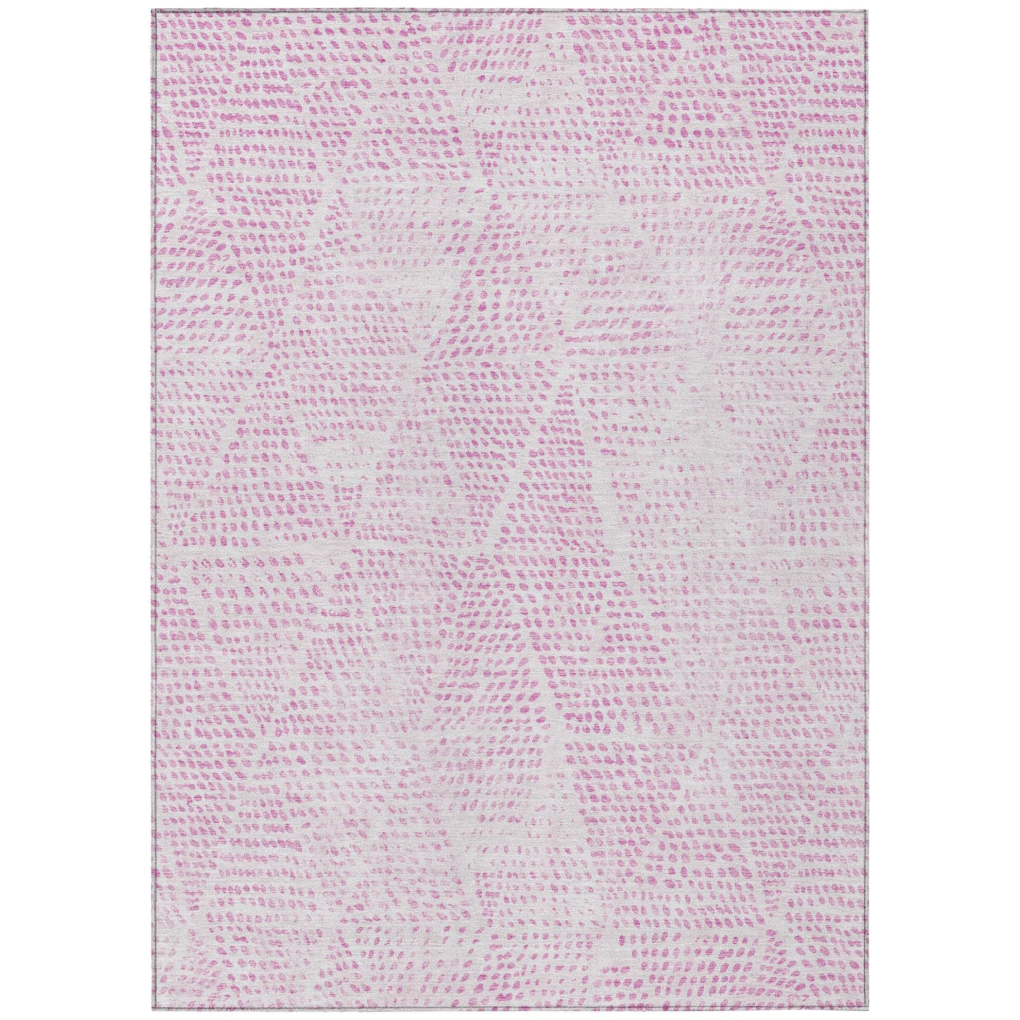Machine Washable Indoor/ Outdoor Chantille Contemporary Diamonds Rug