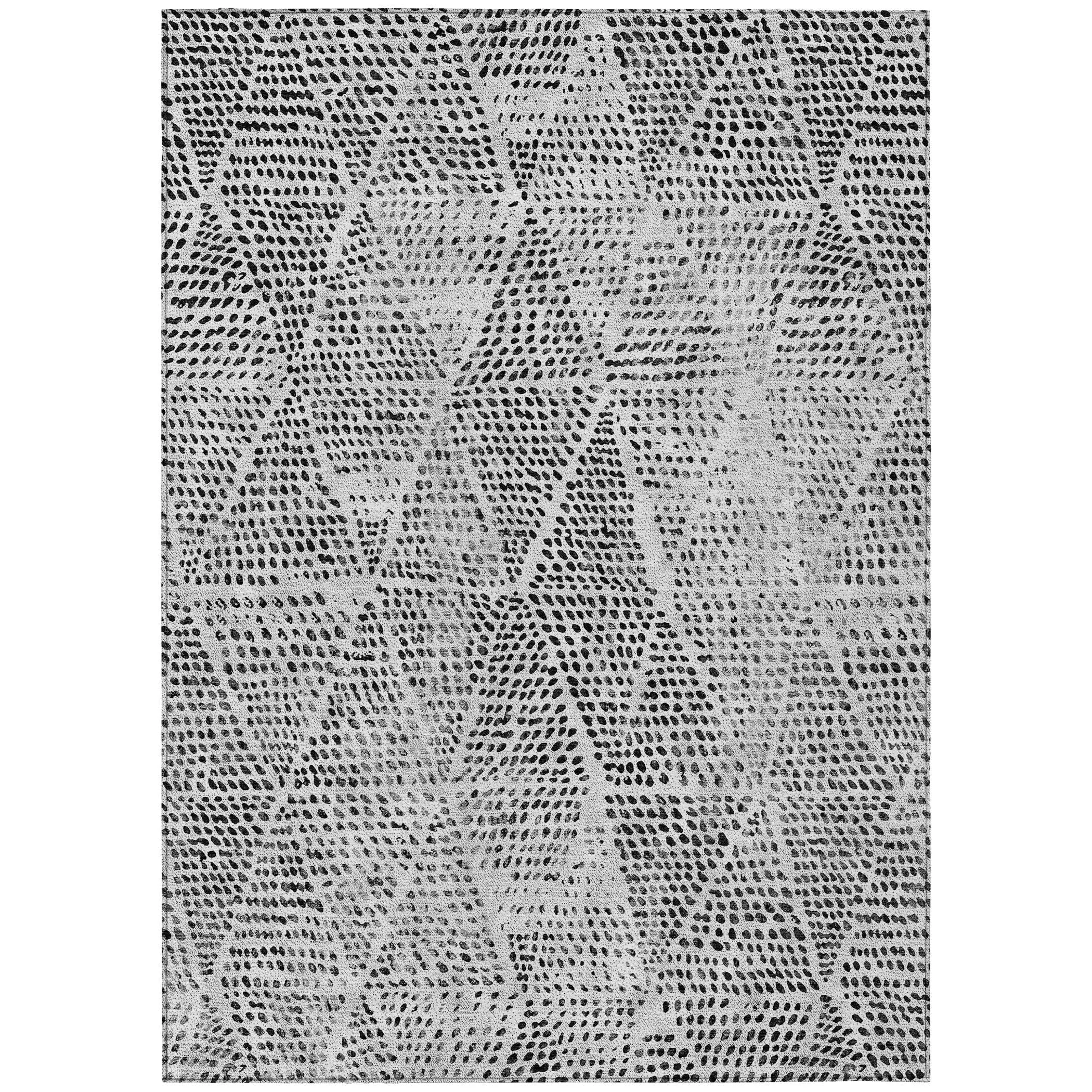 Machine Washable Indoor/ Outdoor Chantille Contemporary Diamonds Rug