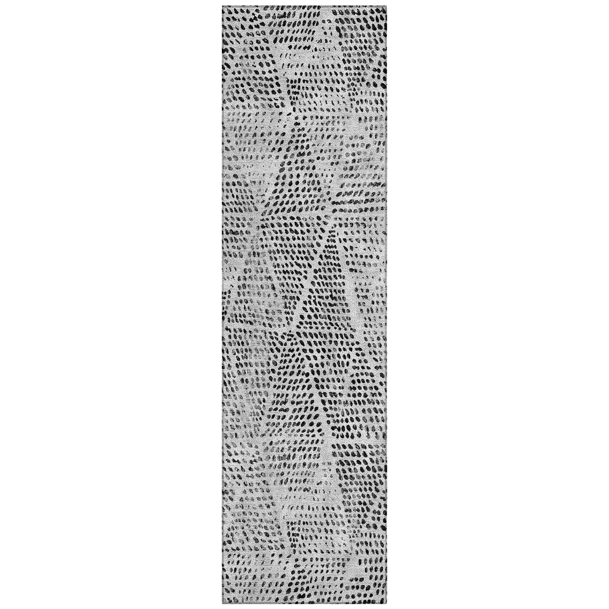 Machine Washable Indoor/ Outdoor Chantille Contemporary Diamonds Rug