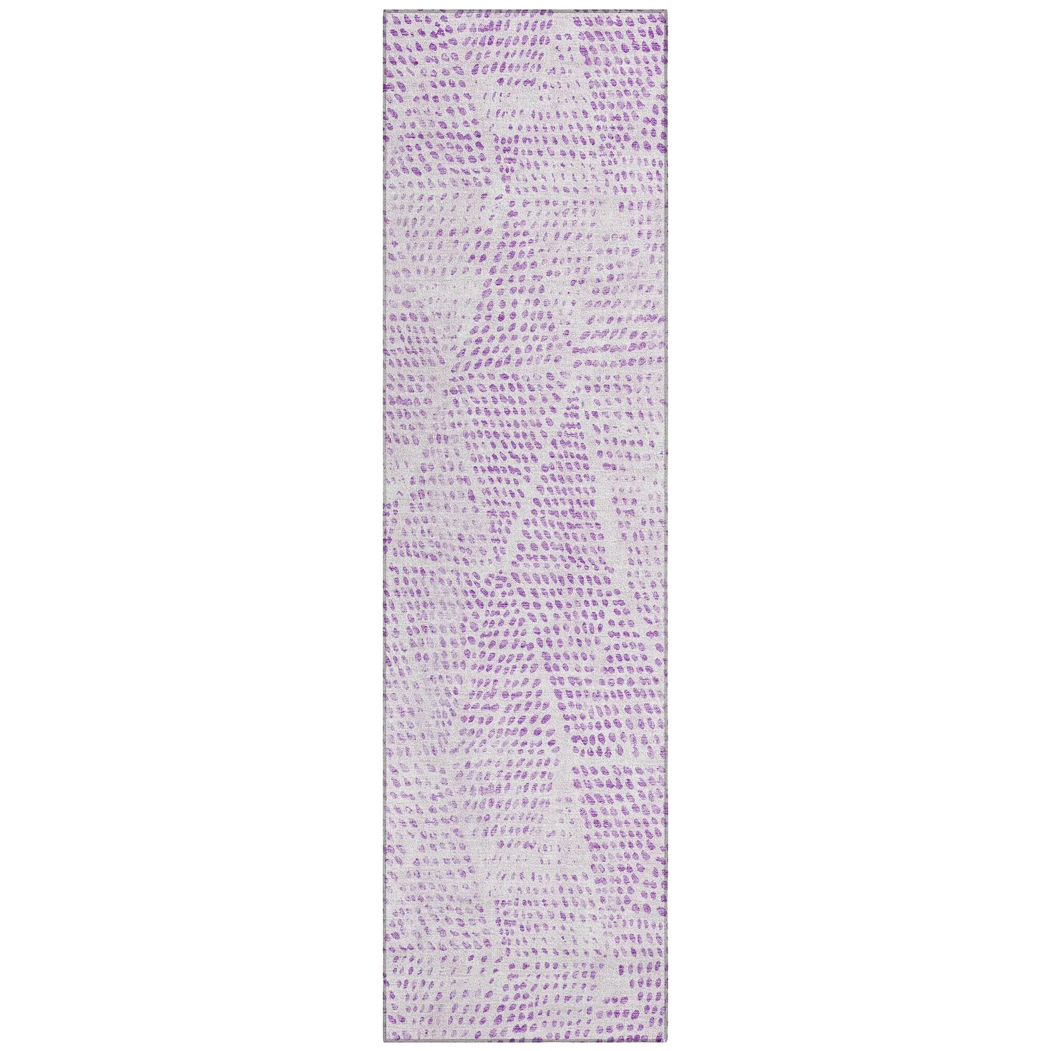Machine Washable Indoor/ Outdoor Chantille Contemporary Diamonds Rug