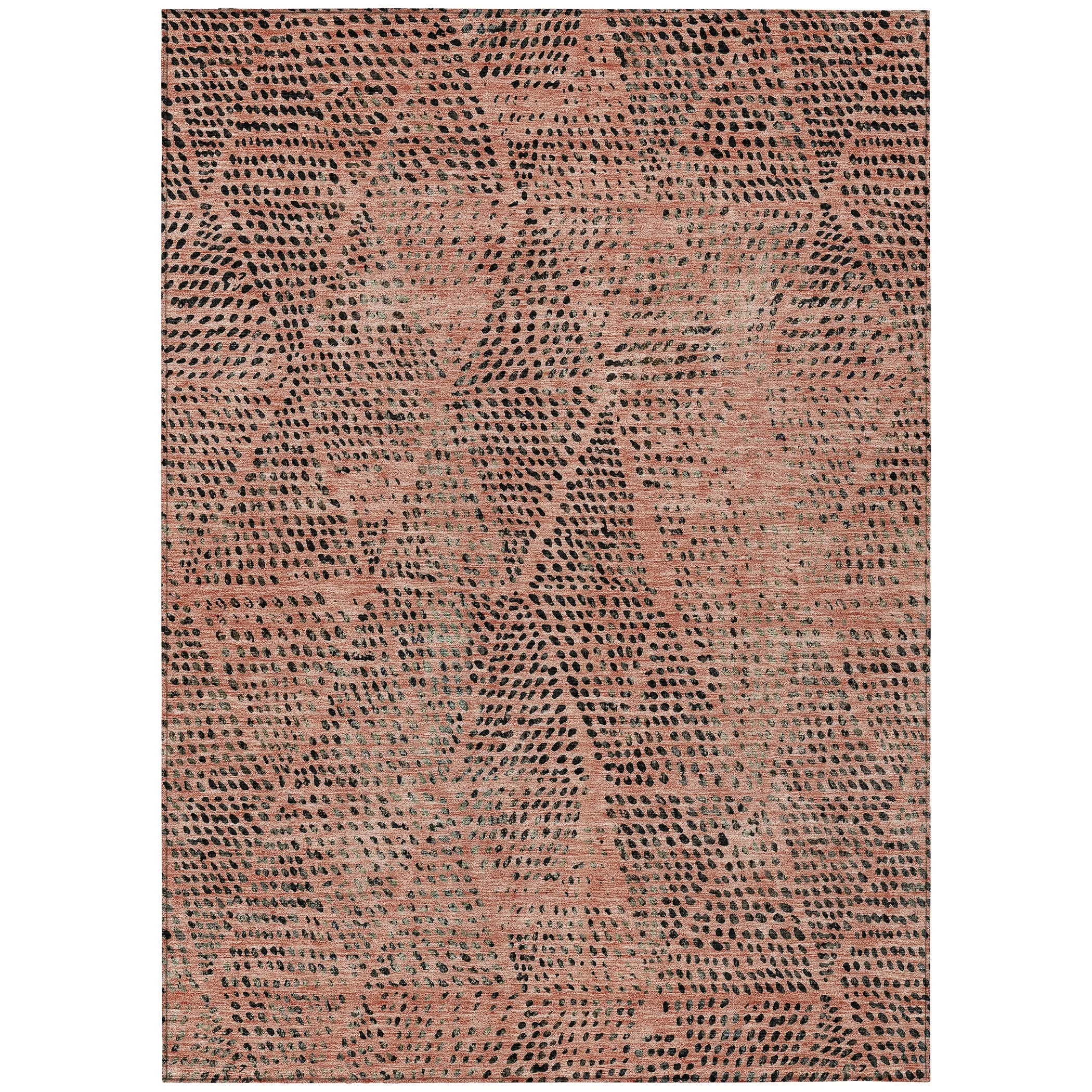 Machine Washable Indoor/ Outdoor Chantille Contemporary Diamonds Rug