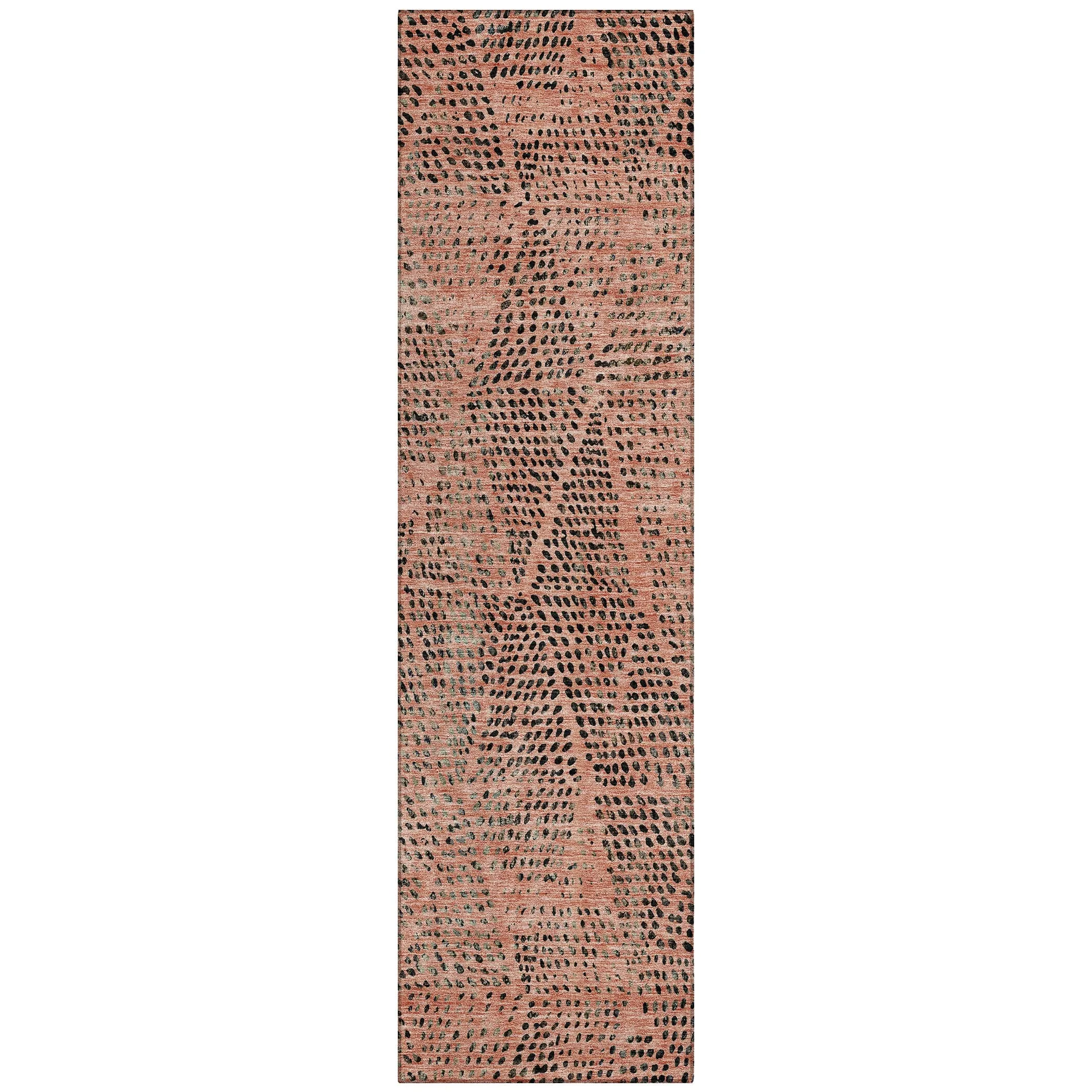 Machine Washable Indoor/ Outdoor Chantille Contemporary Diamonds Rug