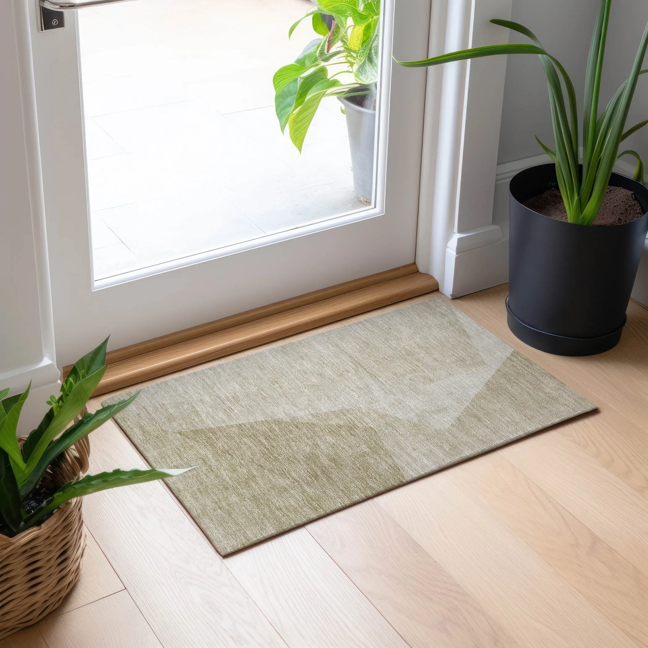 Machine Washable Indoor/ Outdoor Chantille Contemporary Dimensions Rug