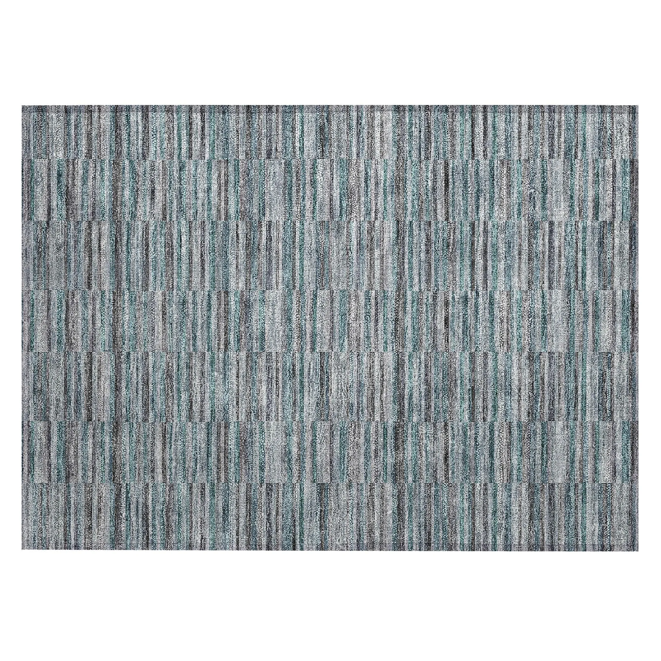 Machine Washable Indoor/ Outdoor Chantille Contemporary Geo Rug