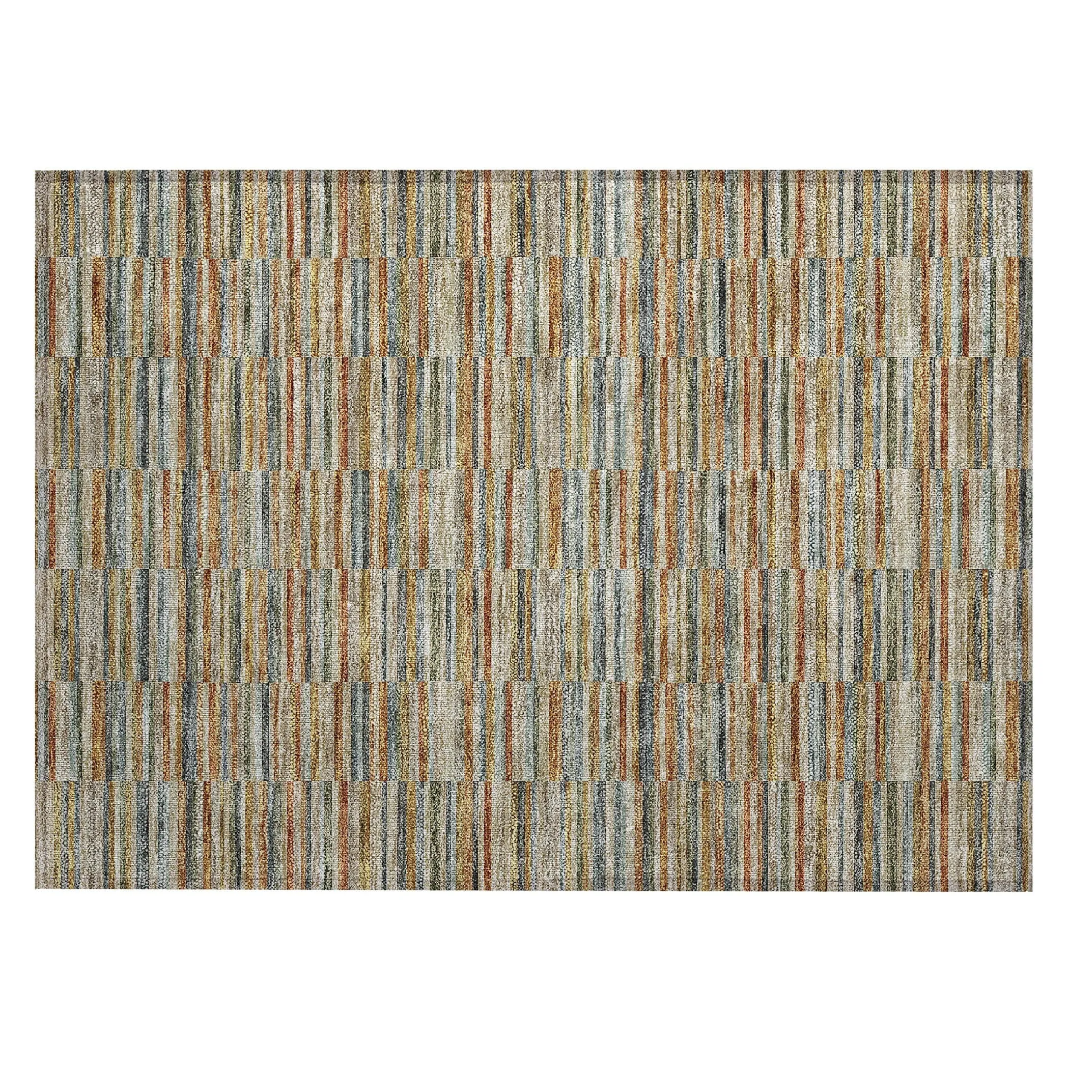 Machine Washable Indoor/ Outdoor Chantille Contemporary Geo Rug