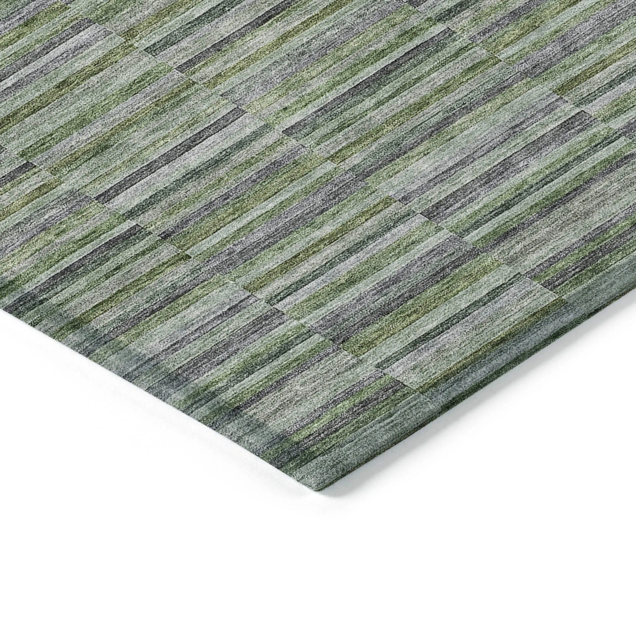 Machine Washable Indoor/ Outdoor Chantille Contemporary Geo Rug