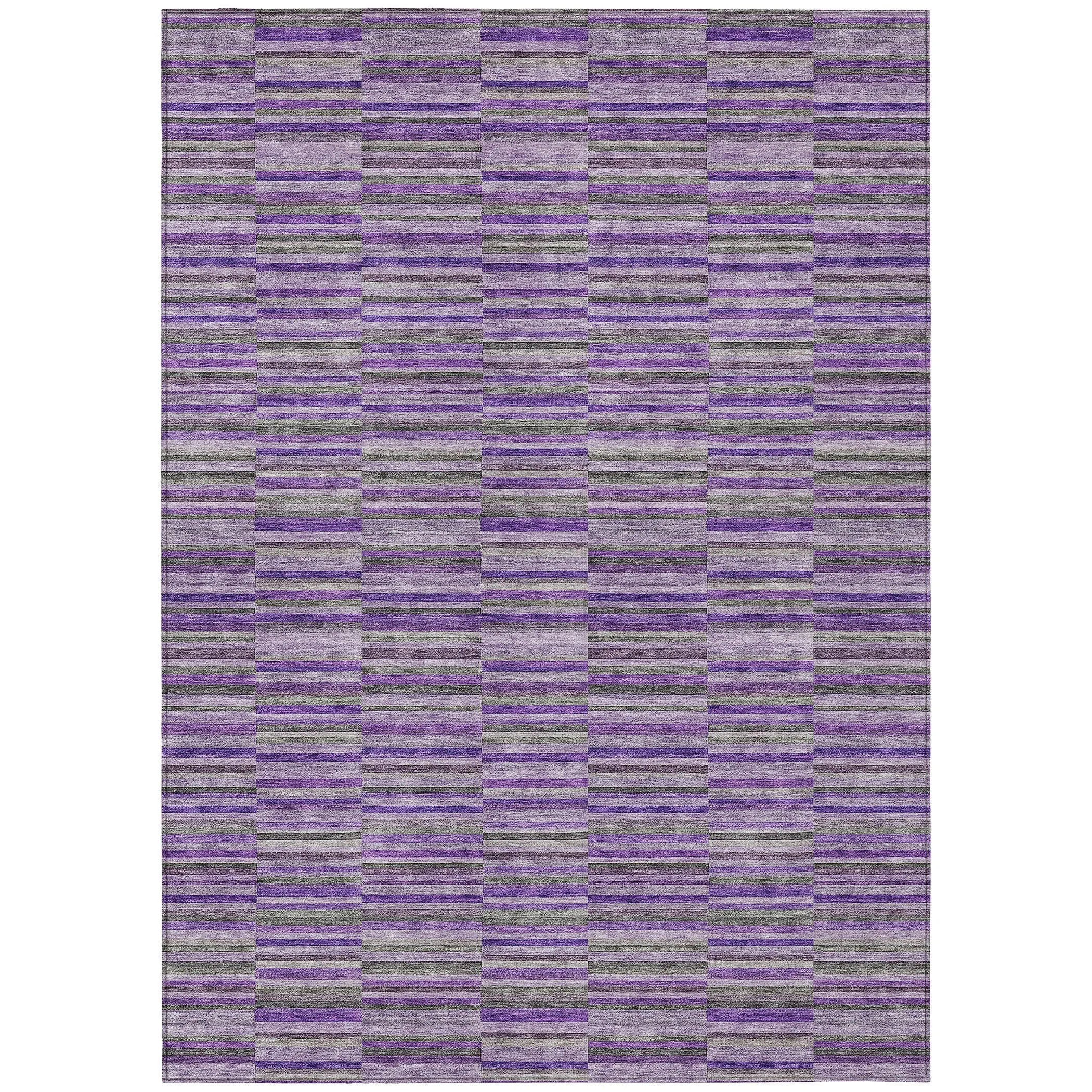 Machine Washable Indoor/ Outdoor Chantille Contemporary Geo Rug