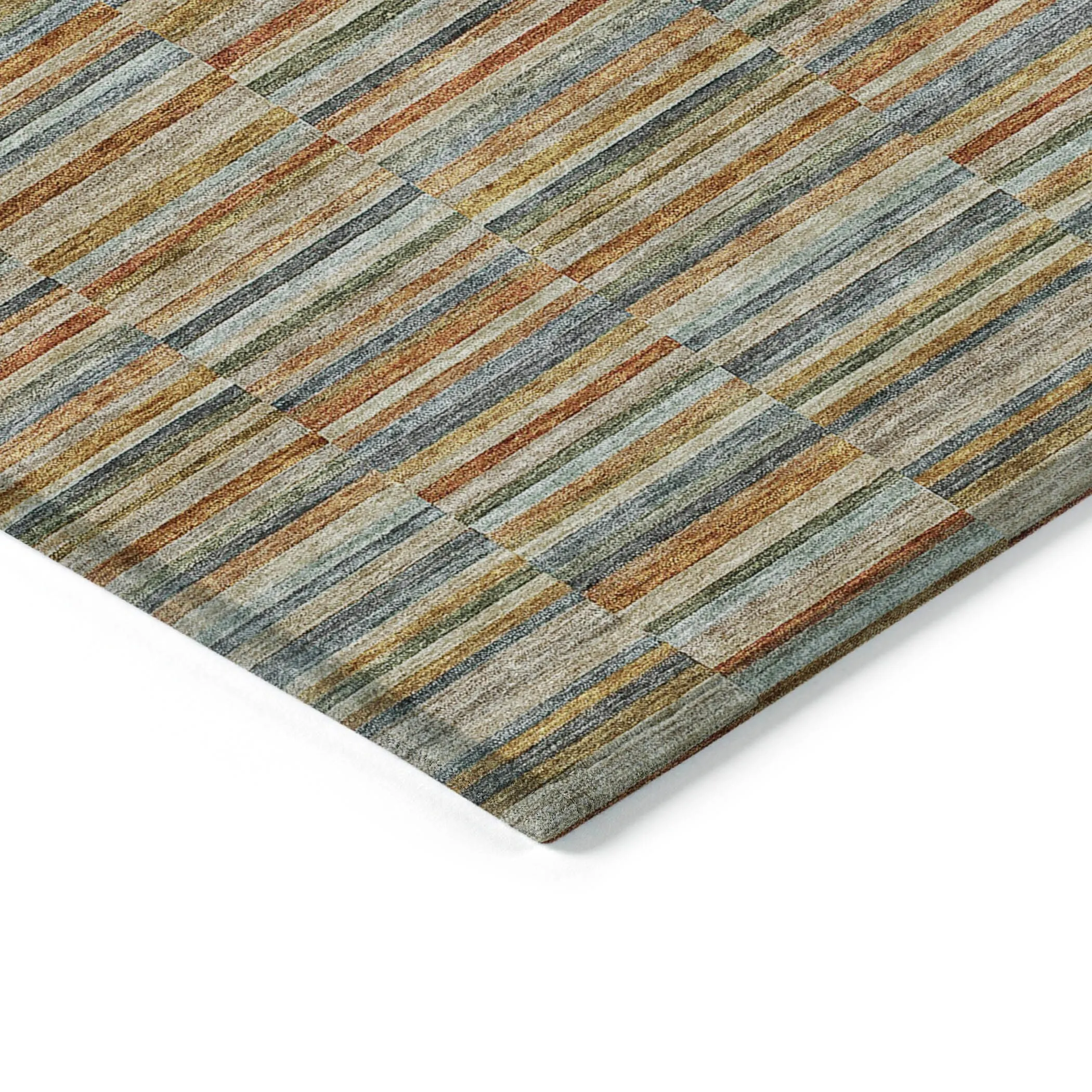 Machine Washable Indoor/ Outdoor Chantille Contemporary Geo Rug