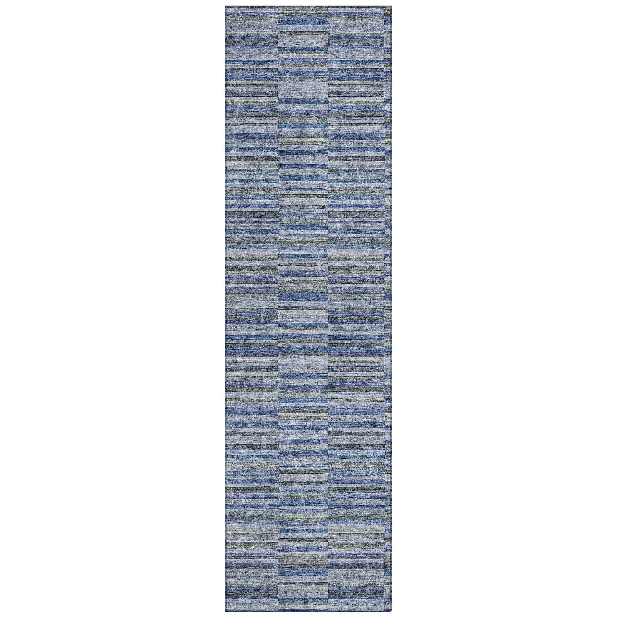 Machine Washable Indoor/ Outdoor Chantille Contemporary Geo Rug