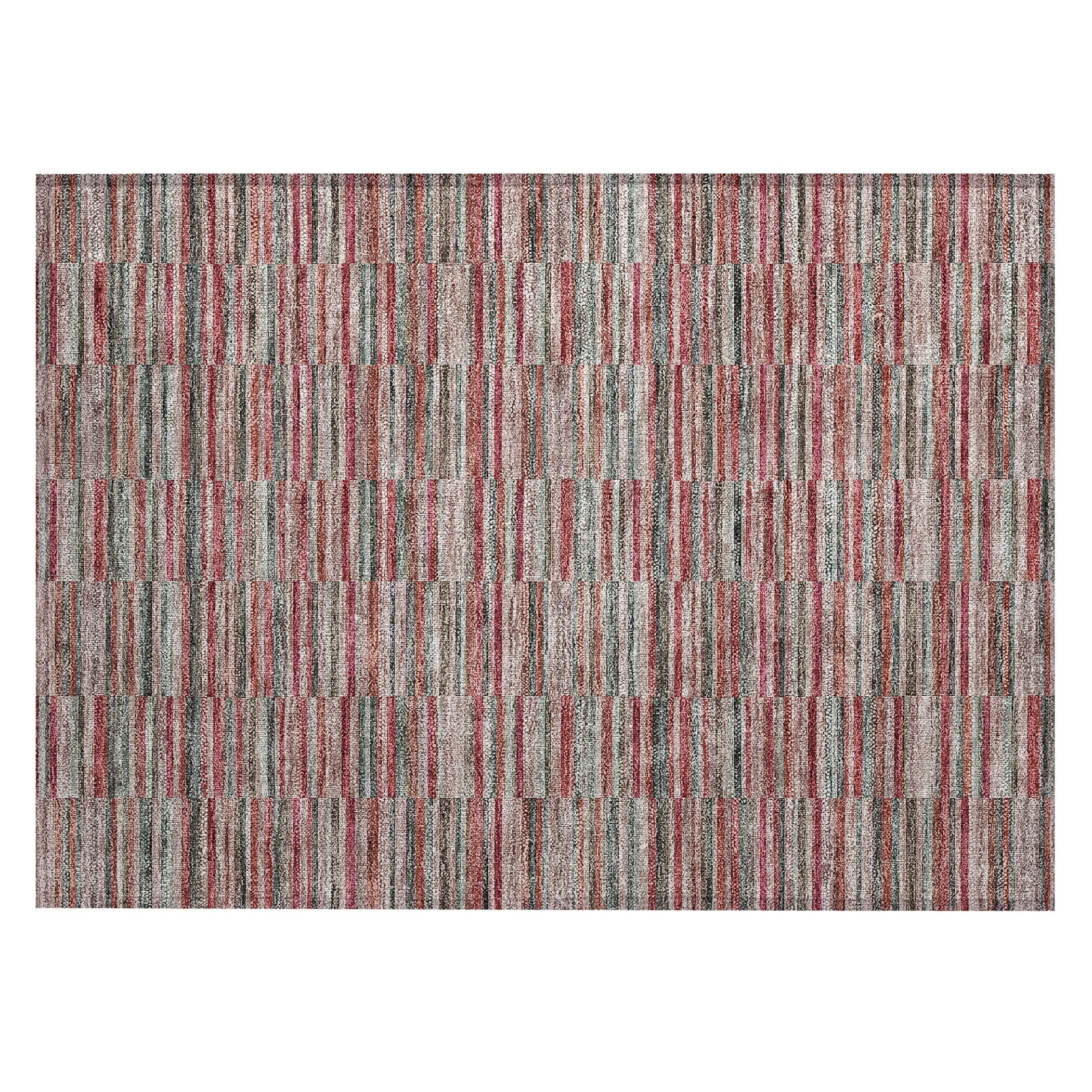Machine Washable Indoor/ Outdoor Chantille Contemporary Geo Rug