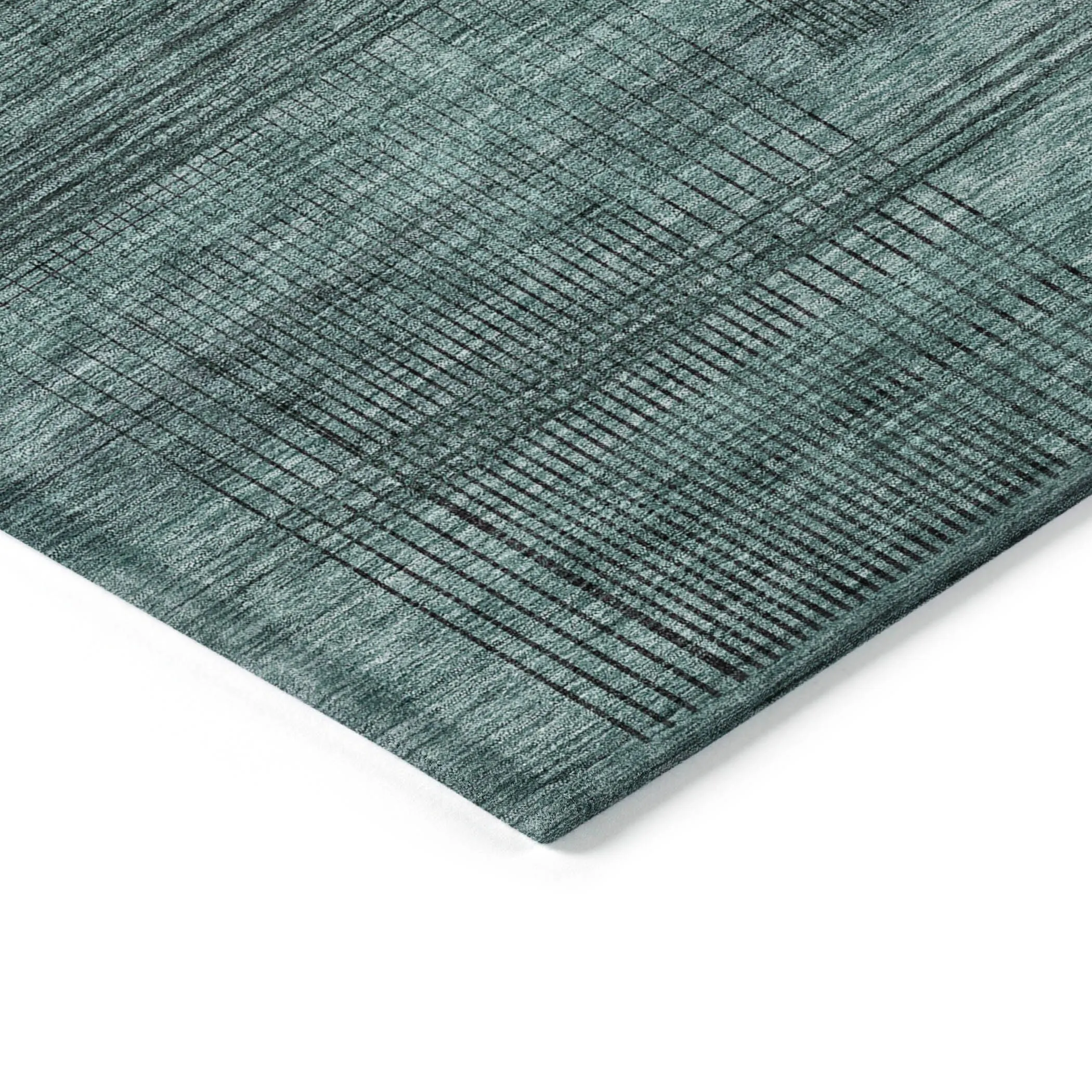 Machine Washable Indoor/ Outdoor Chantille Contemporary Imprints Rug