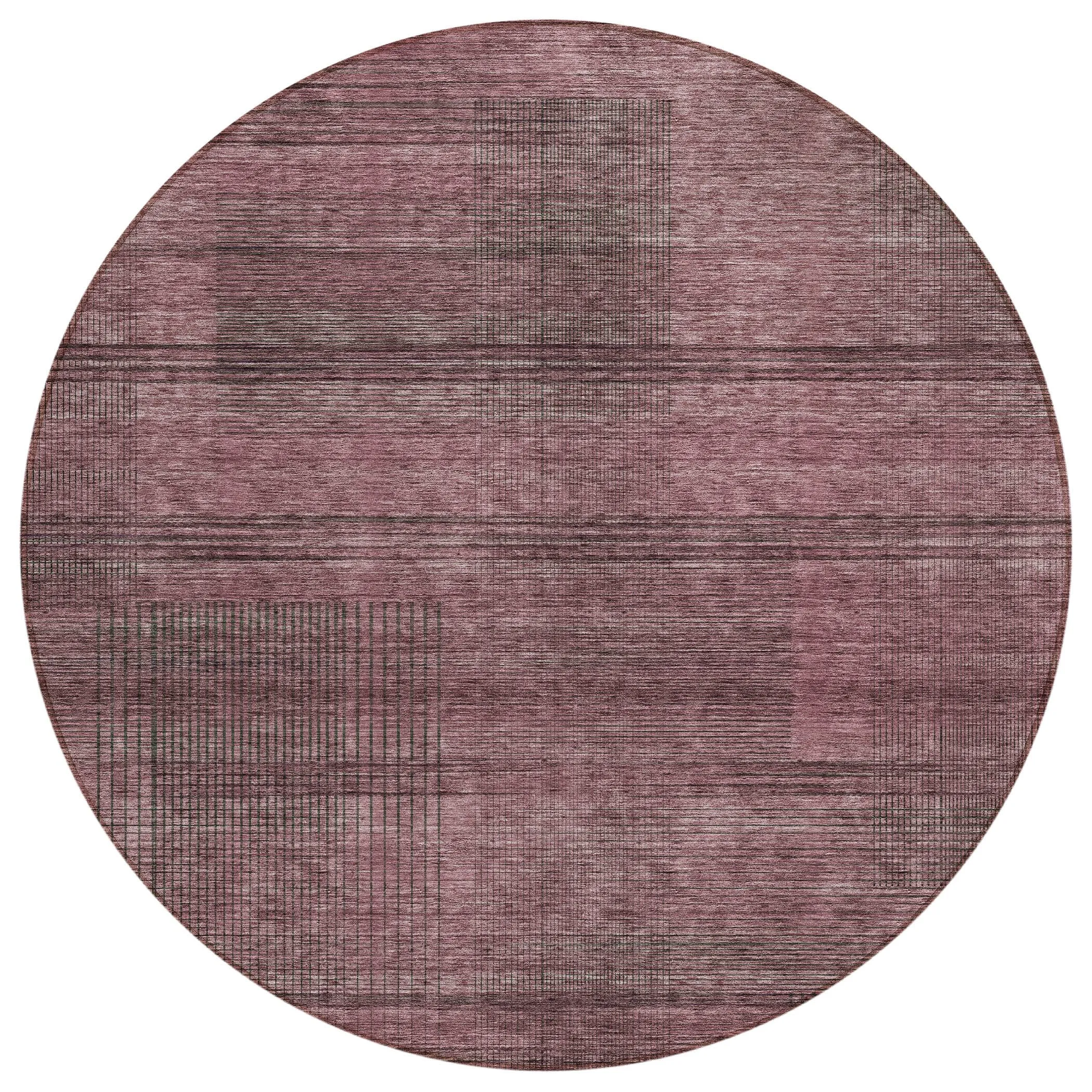 Machine Washable Indoor/ Outdoor Chantille Contemporary Imprints Rug
