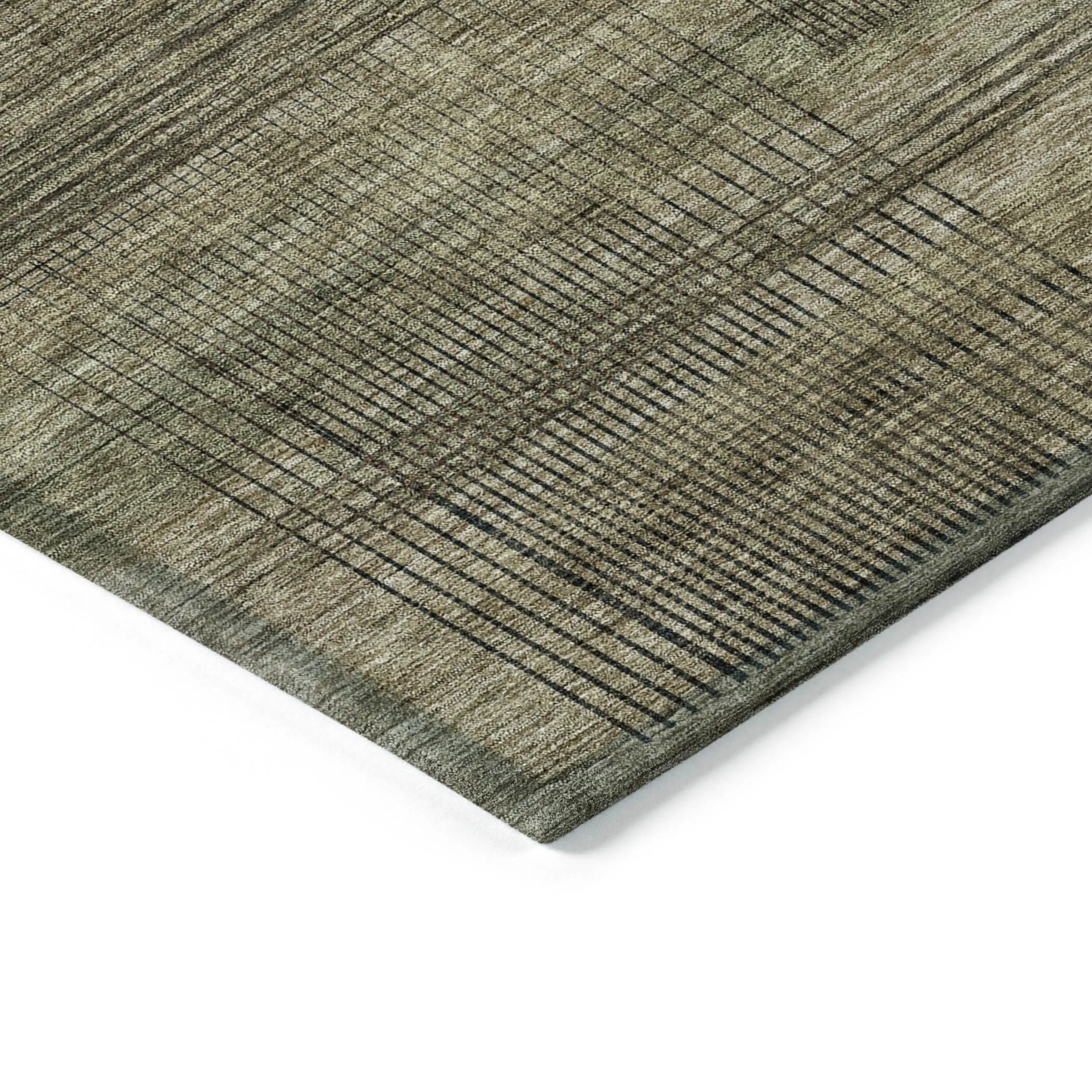 Machine Washable Indoor/ Outdoor Chantille Contemporary Imprints Rug
