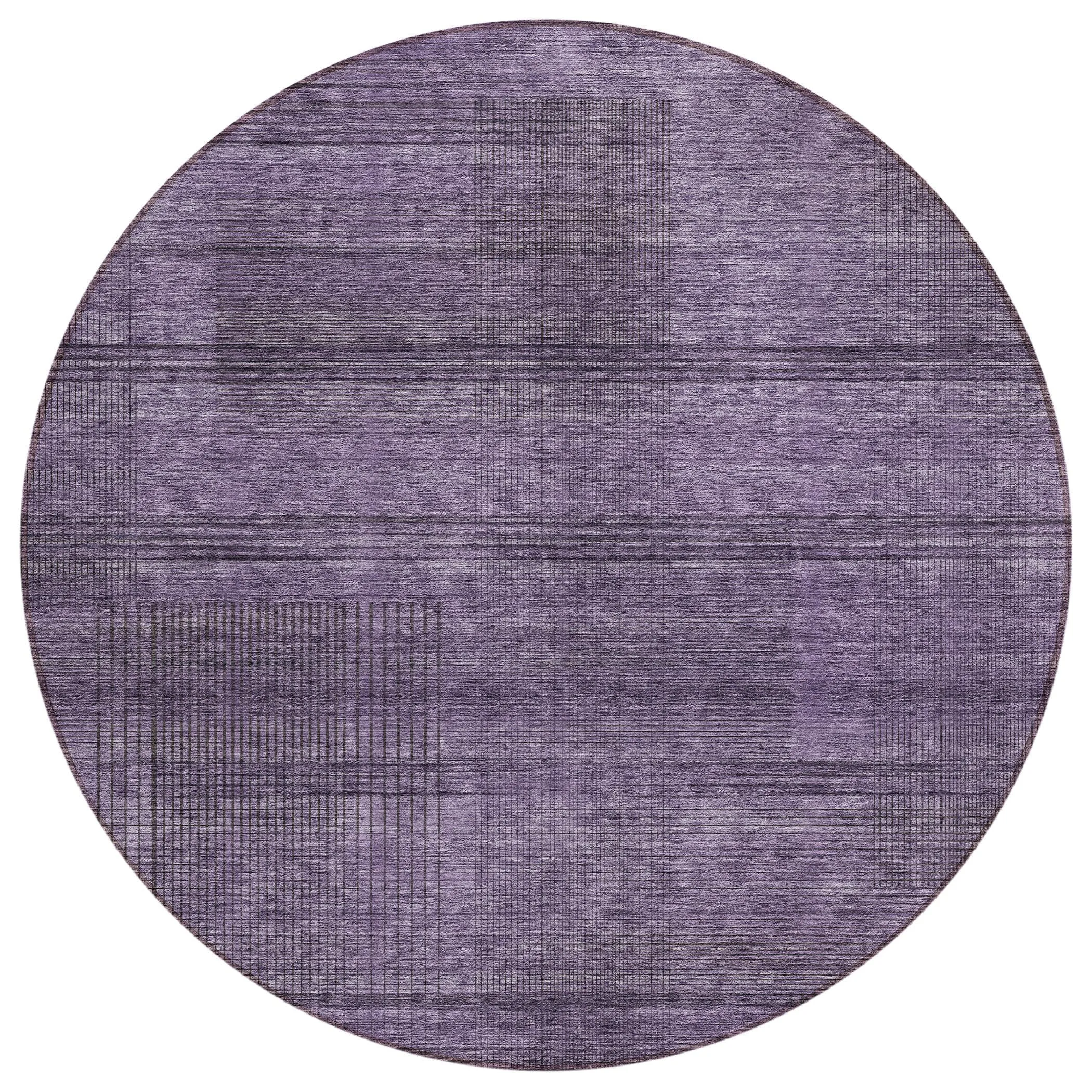 Machine Washable Indoor/ Outdoor Chantille Contemporary Imprints Rug